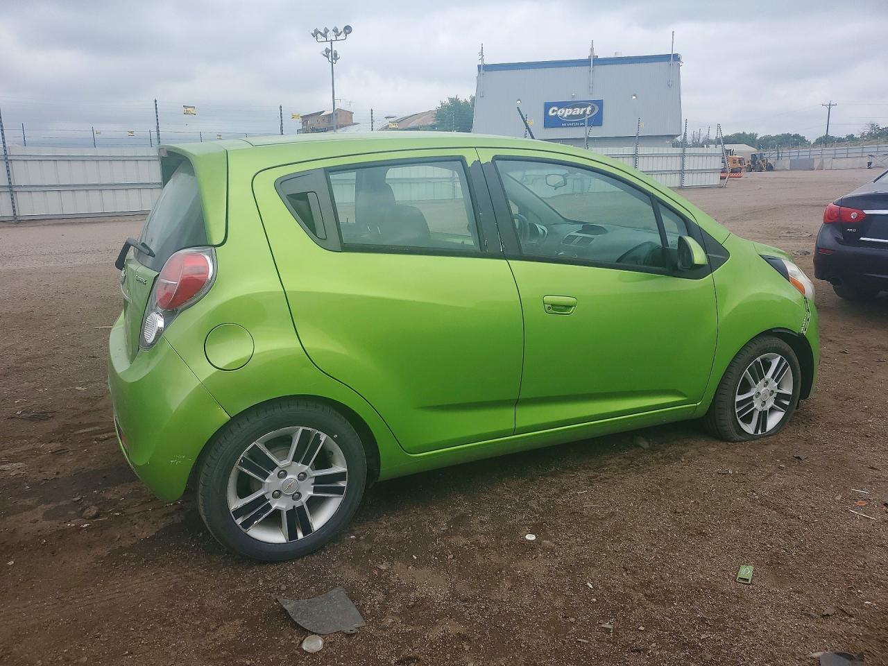 2014 Chevrolet Spark Ls Green vin: KL8CB6S90EC546396