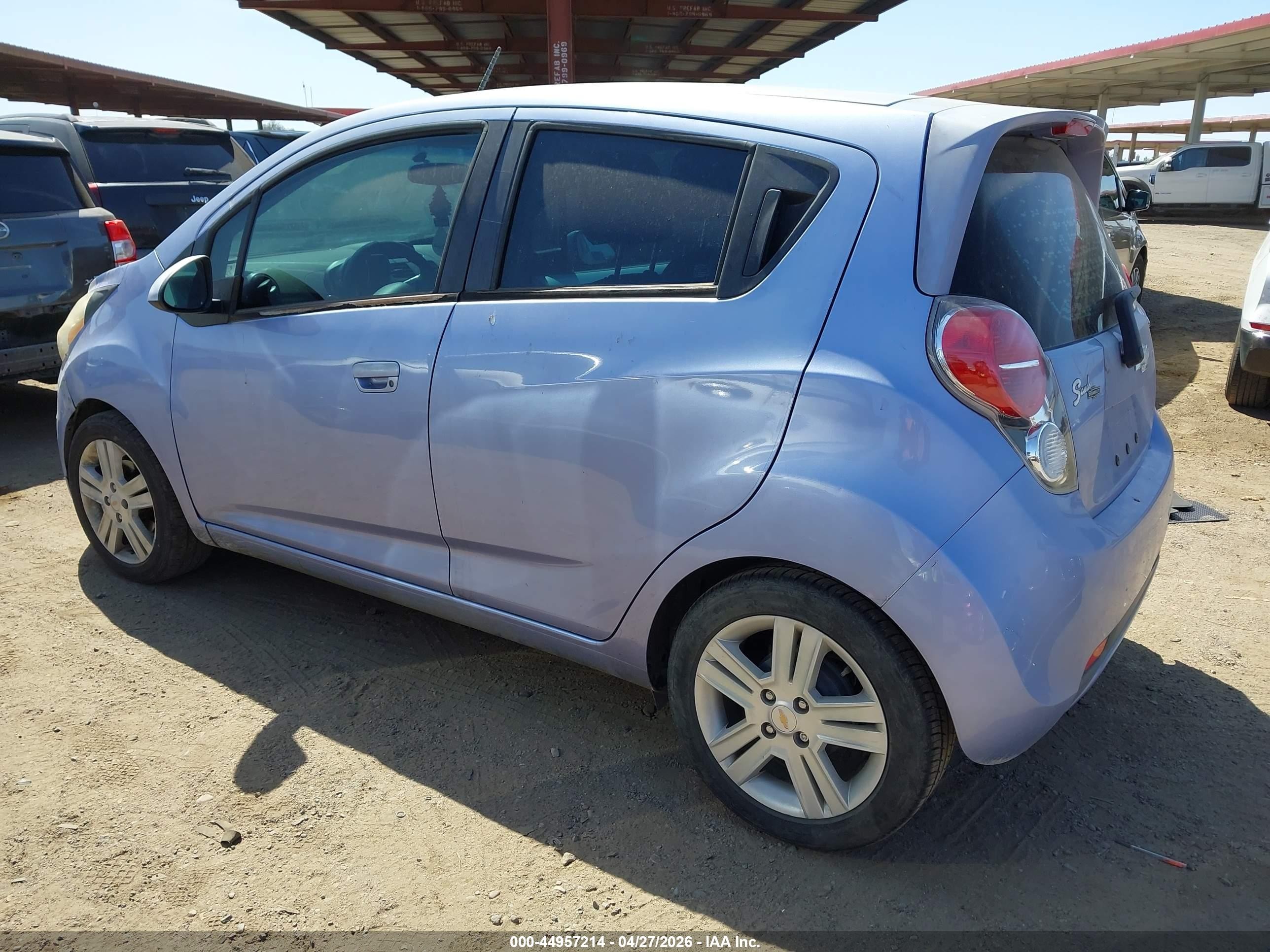 2014 Chevrolet Spark Ls Auto Blue vin: KL8CB6S90EC566504