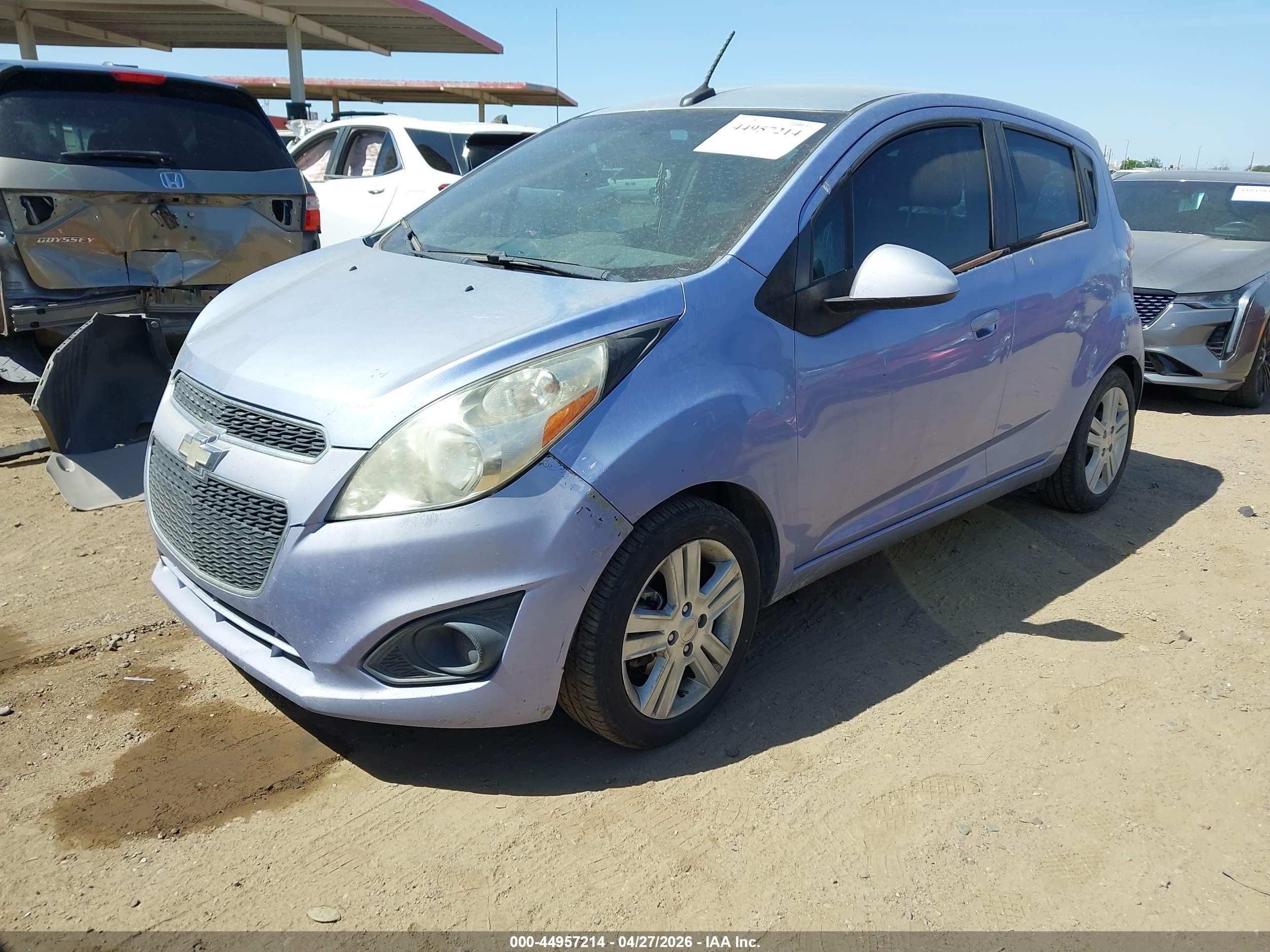 2014 Chevrolet Spark Ls Auto Blue vin: KL8CB6S90EC566504
