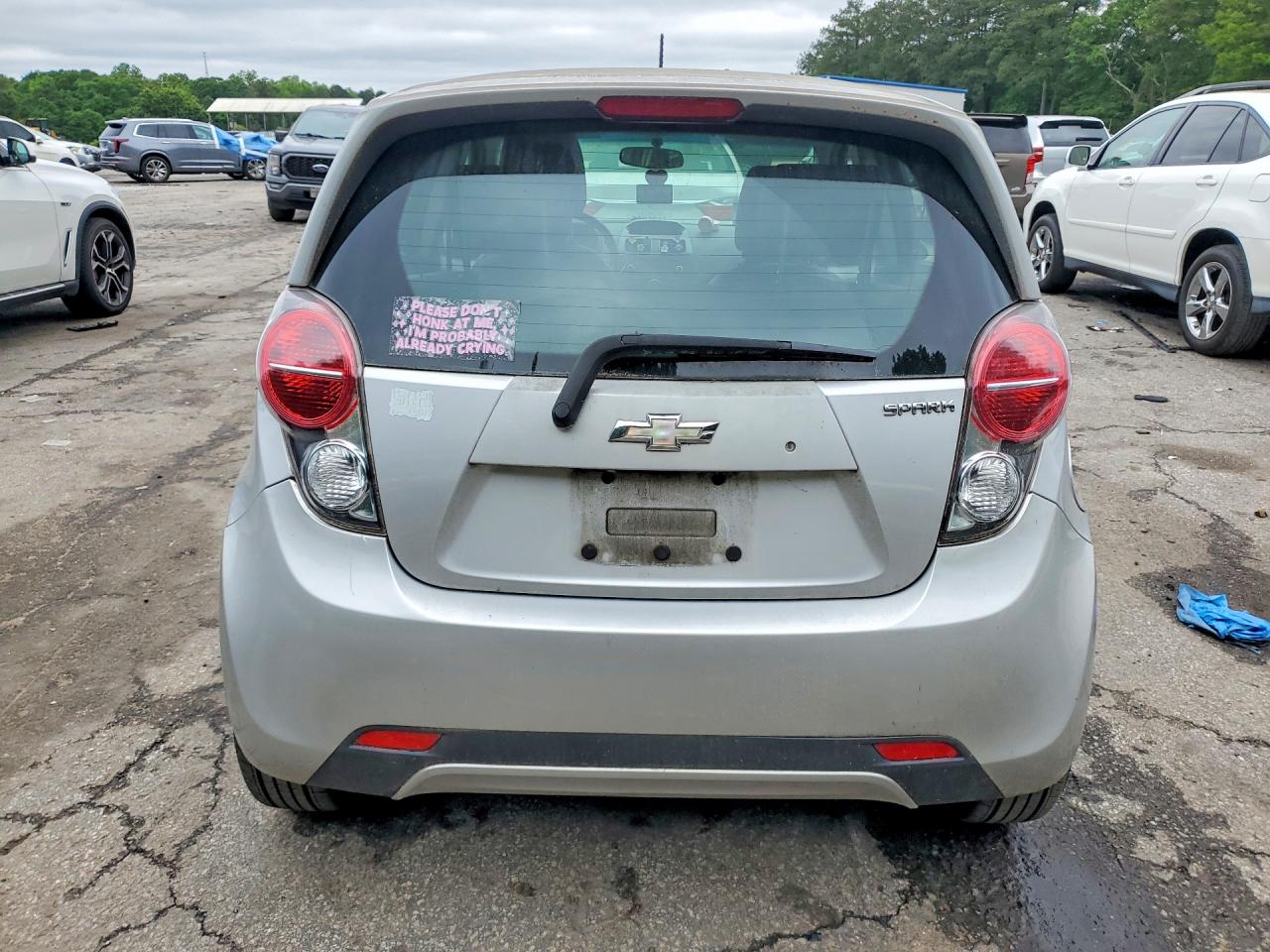 2014 Chev Spark Silver vin: KL8CB6S90EC590463