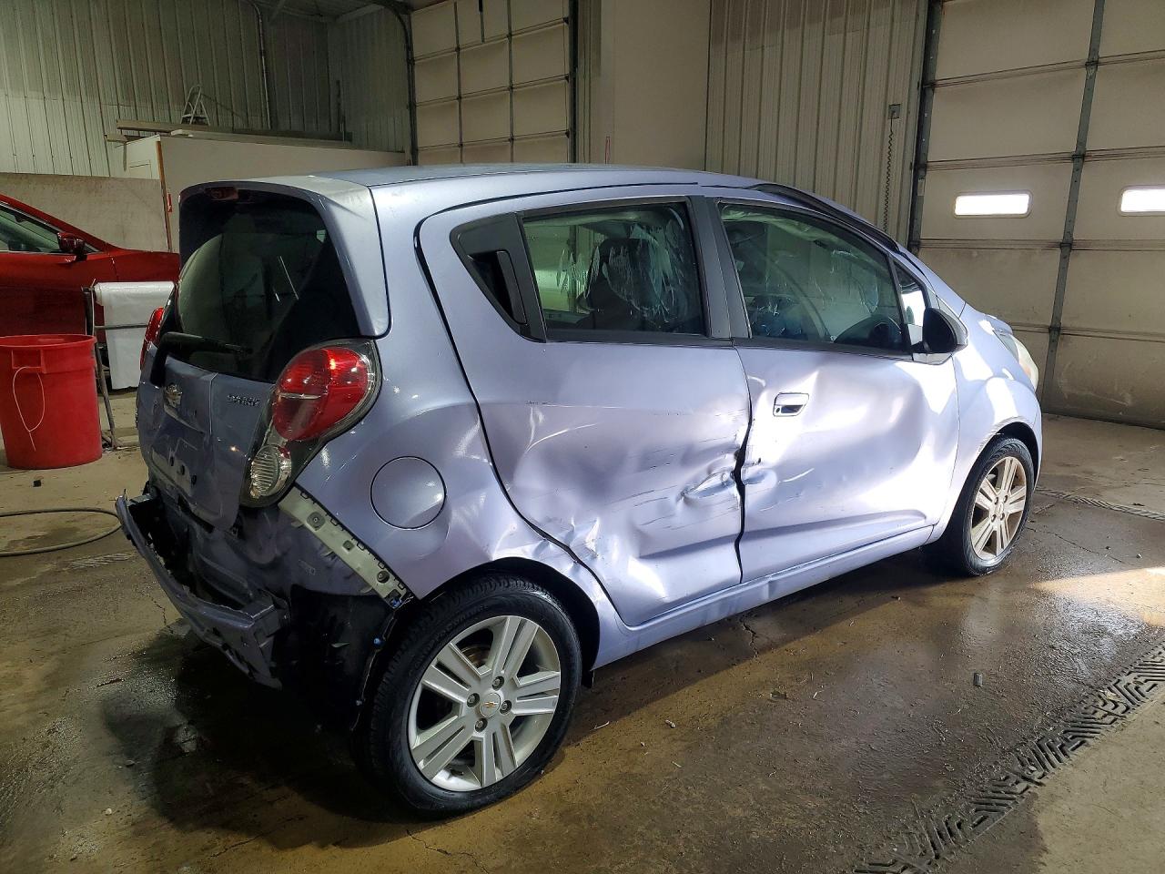 2015 Chevrolet Spark Ls Blue vin: KL8CB6S90FC717567