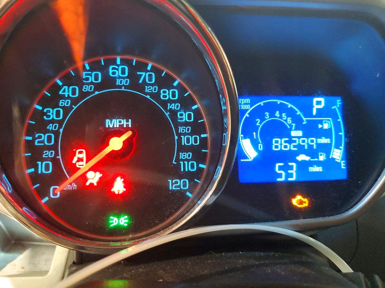 2015 Chevrolet Spark Ls Blue vin: KL8CB6S90FC717567