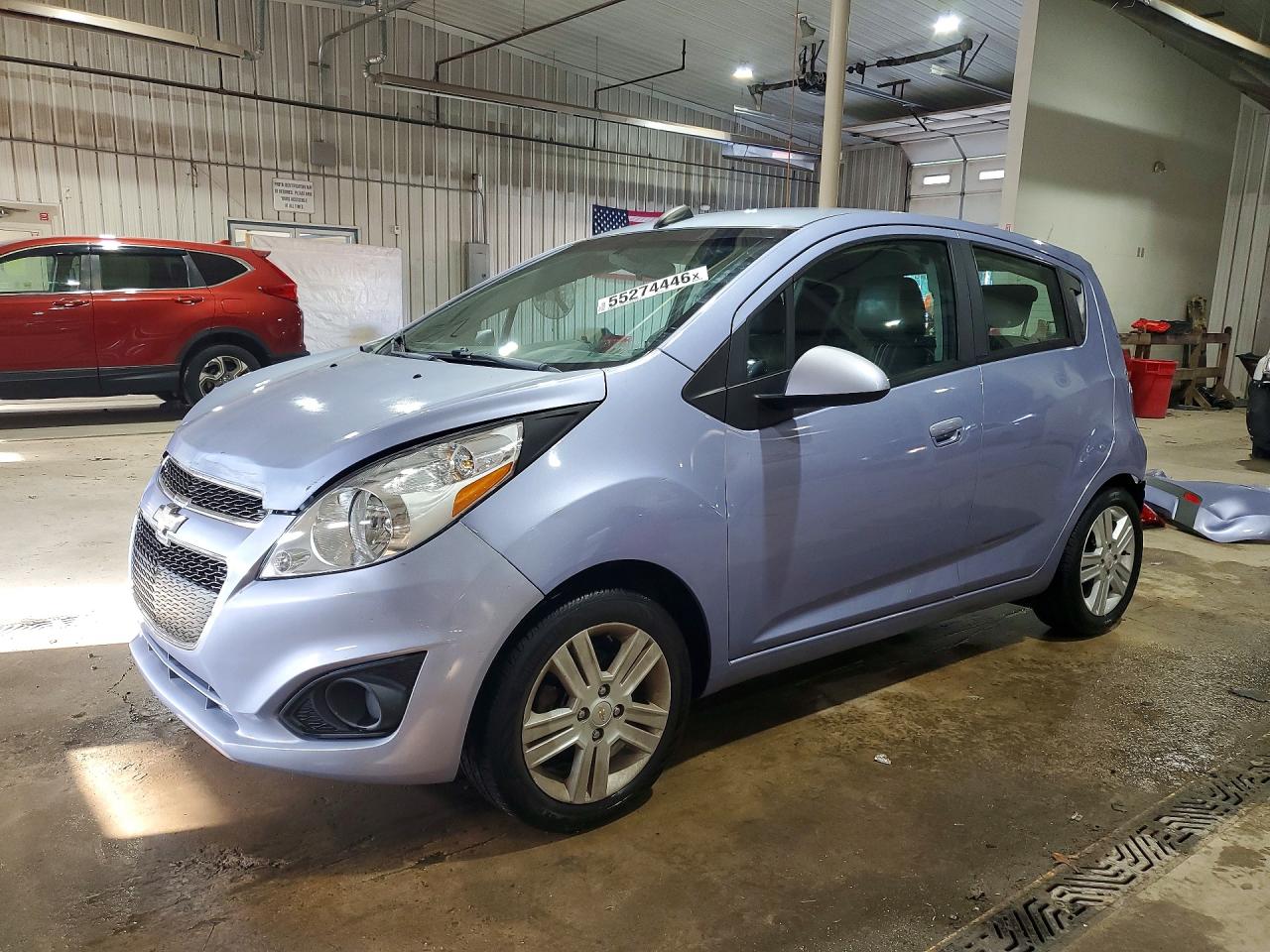 2015 Chevrolet Spark Ls Blue vin: KL8CB6S90FC717567