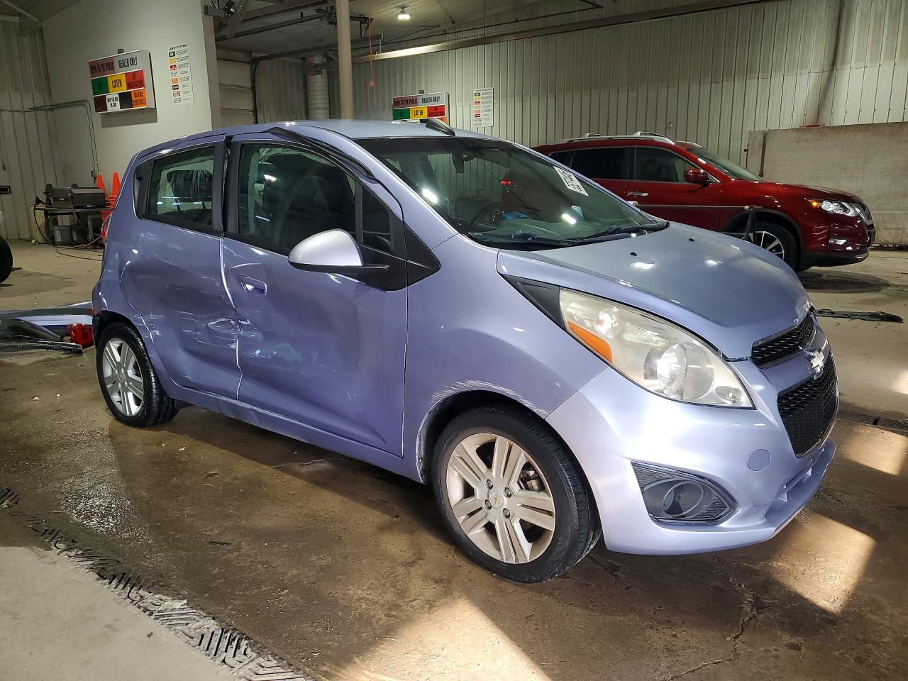2015 Chevrolet Spark Ls Blue vin: KL8CB6S90FC717567
