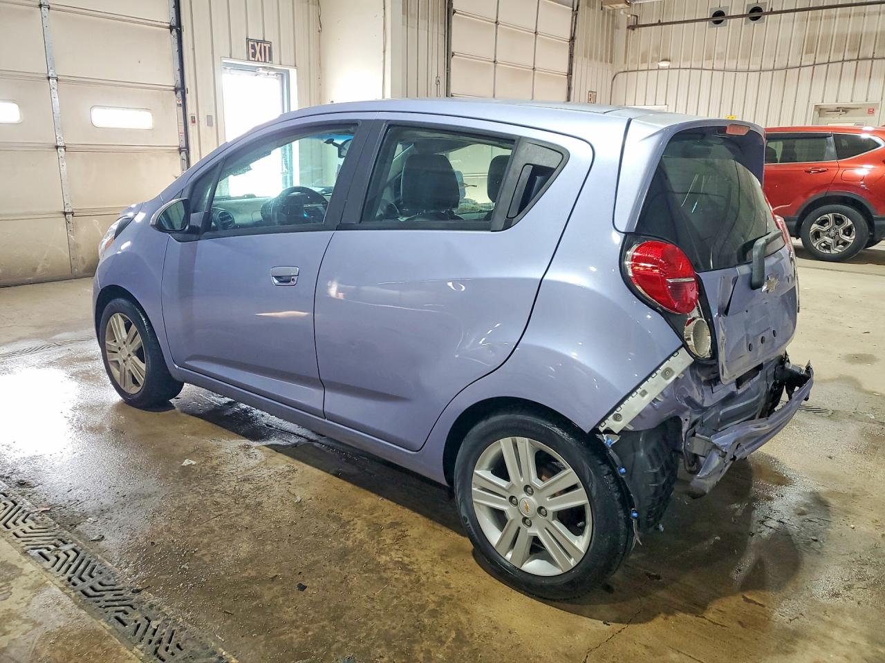 2015 Chevrolet Spark Ls Blue vin: KL8CB6S90FC717567