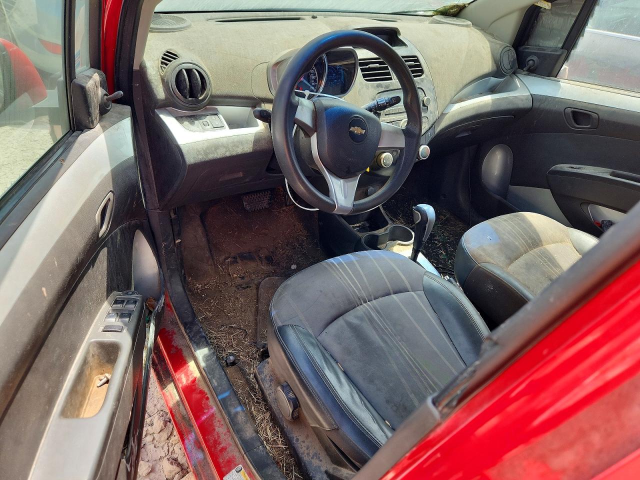 2015 Chevrolet Spark Ls Red vin: KL8CB6S90FC750407