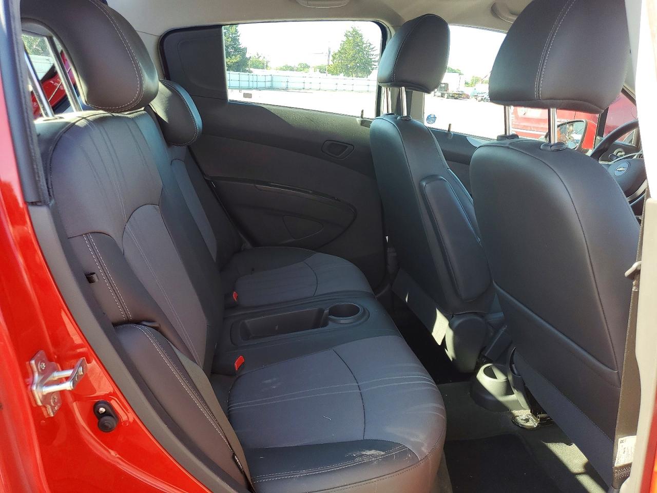 2015 Chevrolet Spark Ls Red vin: KL8CB6S90FC751007