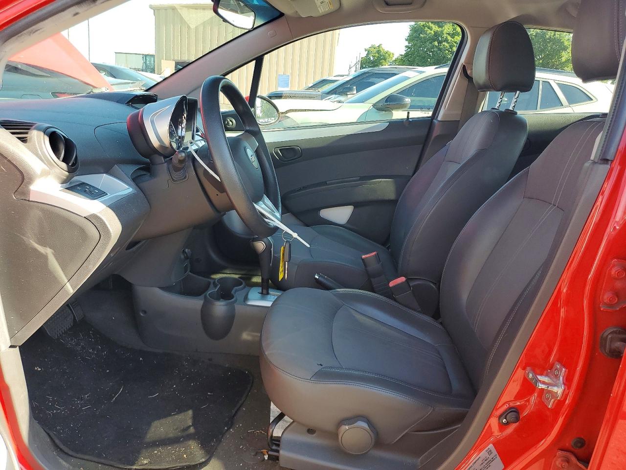 2015 Chevrolet Spark Ls Red vin: KL8CB6S90FC751007