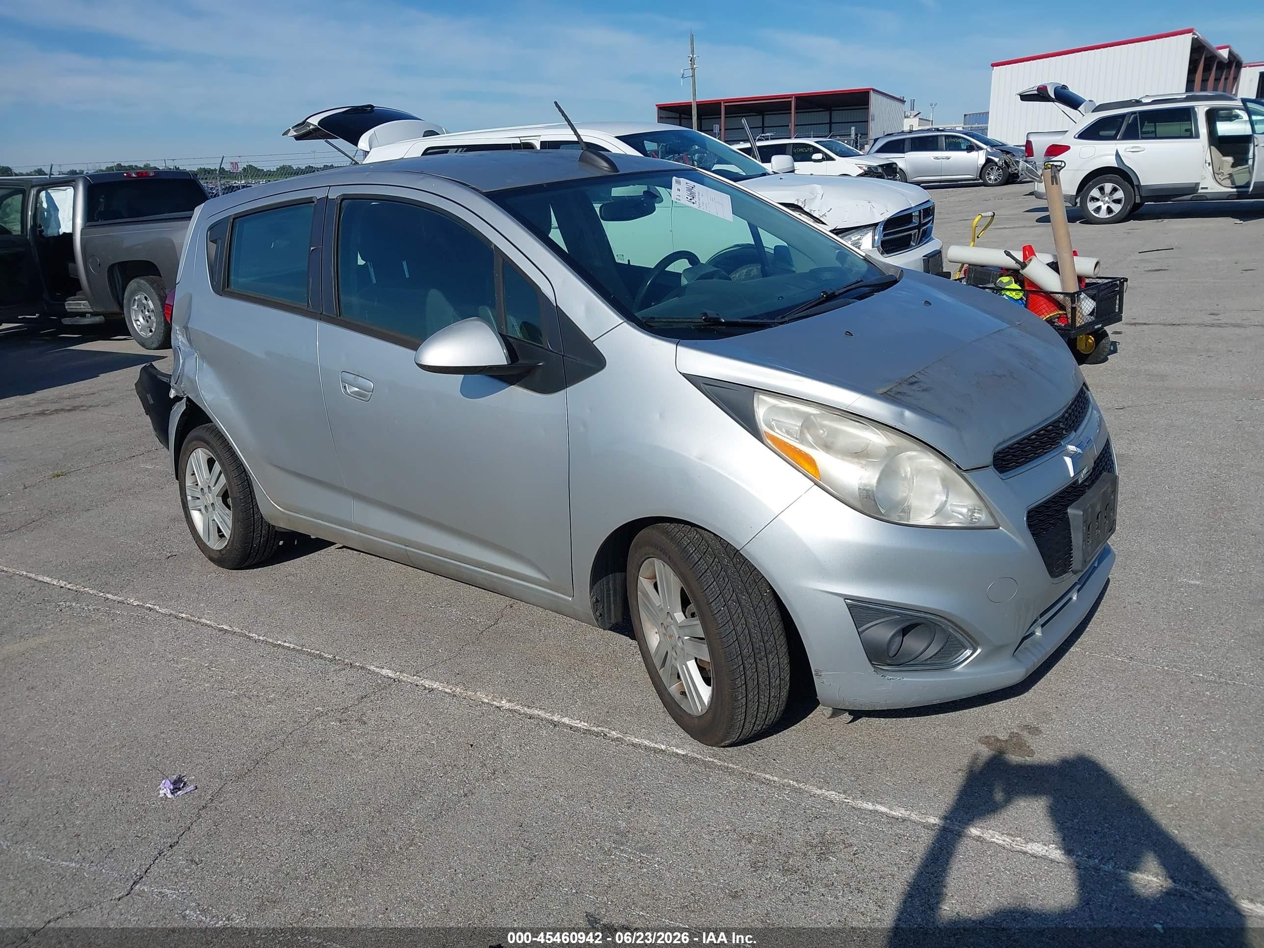 2015 Chevrolet Spark Ls Cvt Silver vin: KL8CB6S90FC797906