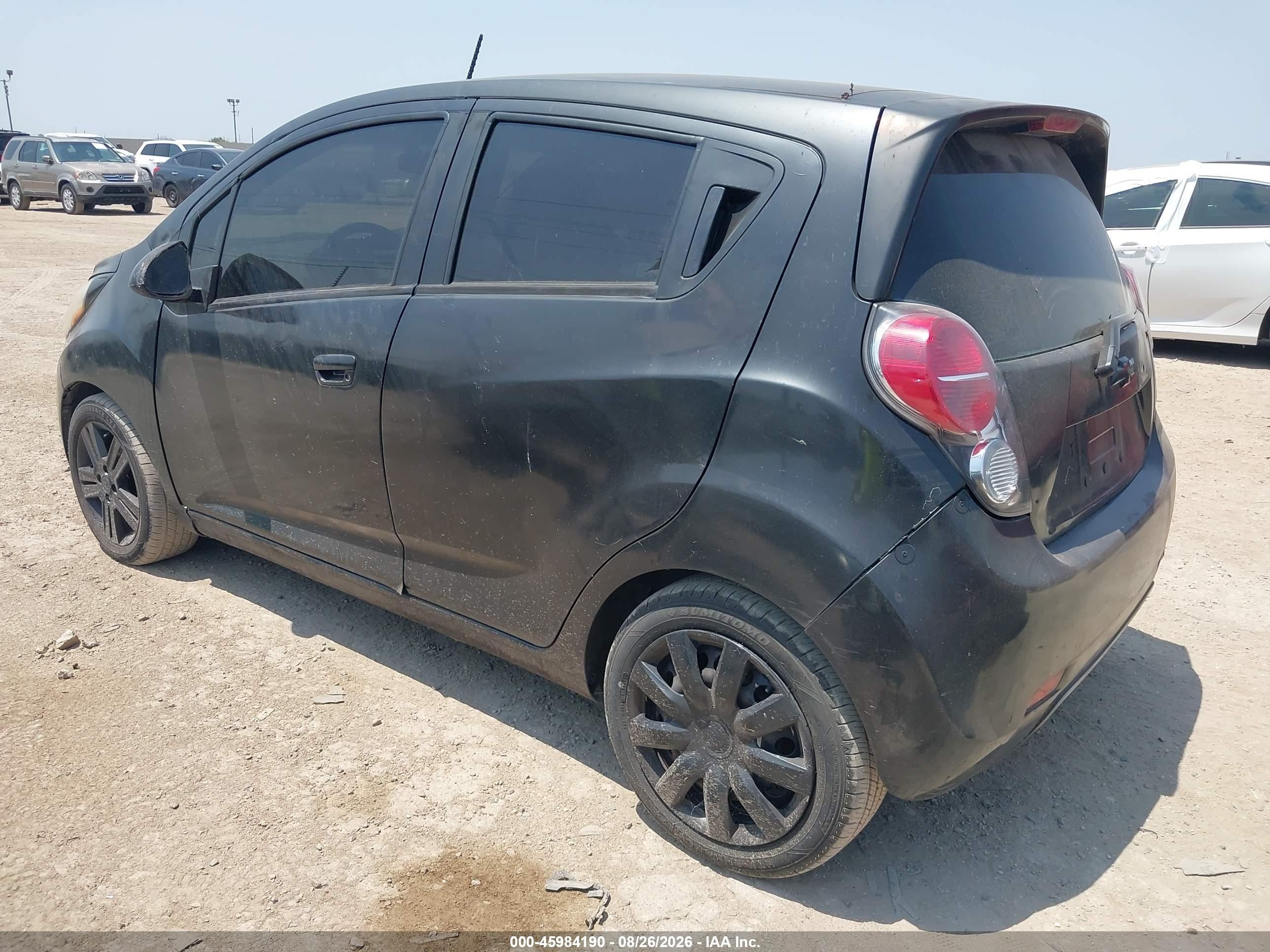 2013 Chevrolet Spark Ls Auto Black vin: KL8CB6S91DC506083