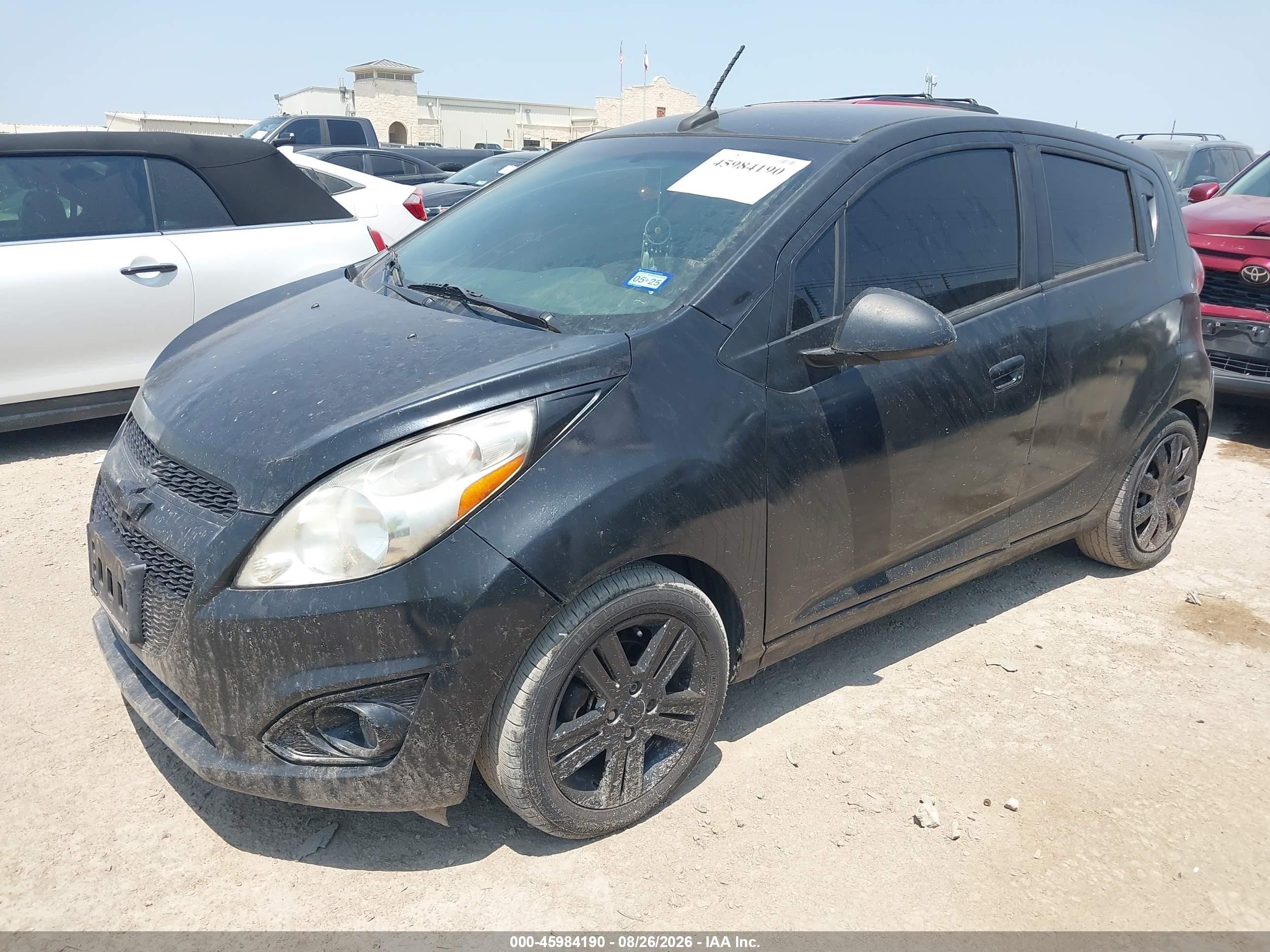 2013 Chevrolet Spark Ls Auto Black vin: KL8CB6S91DC506083