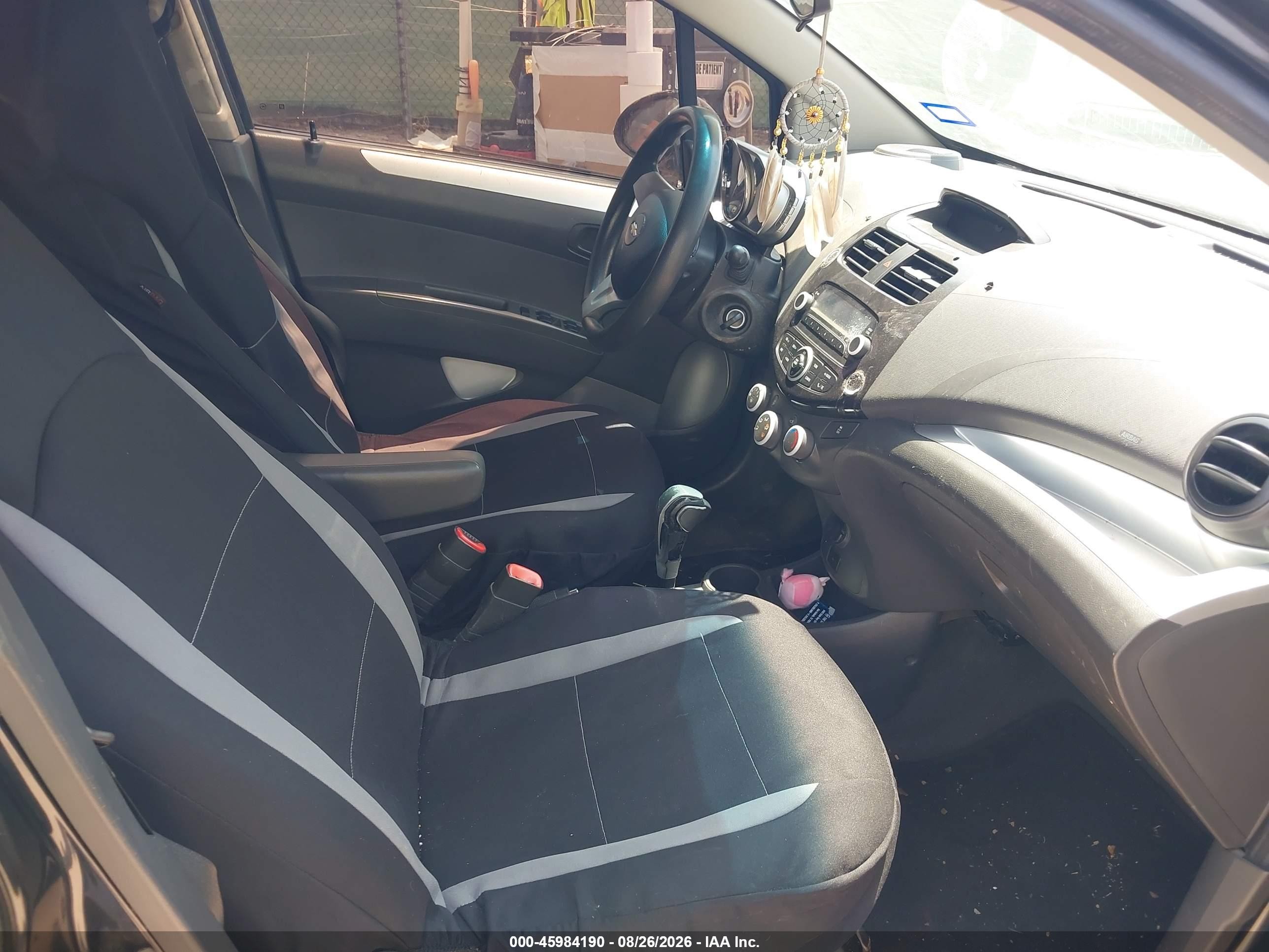 2013 Chevrolet Spark Ls Auto Black vin: KL8CB6S91DC506083