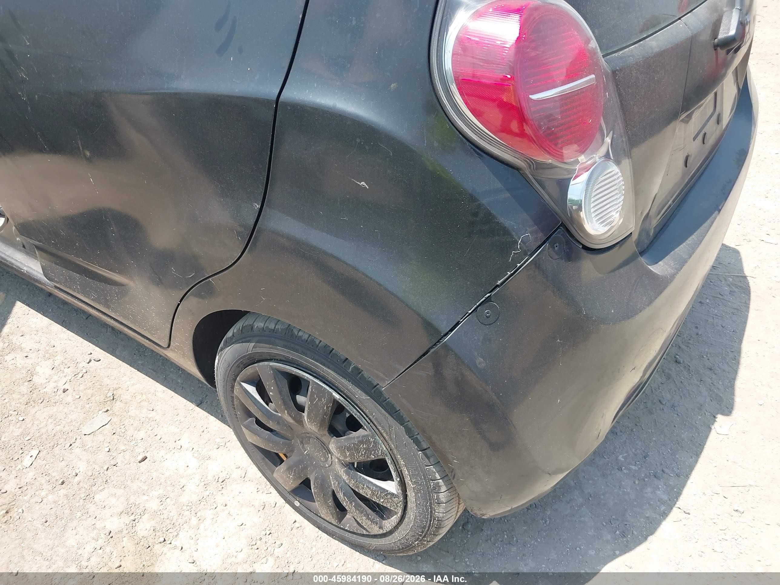 2013 Chevrolet Spark Ls Auto Black vin: KL8CB6S91DC506083