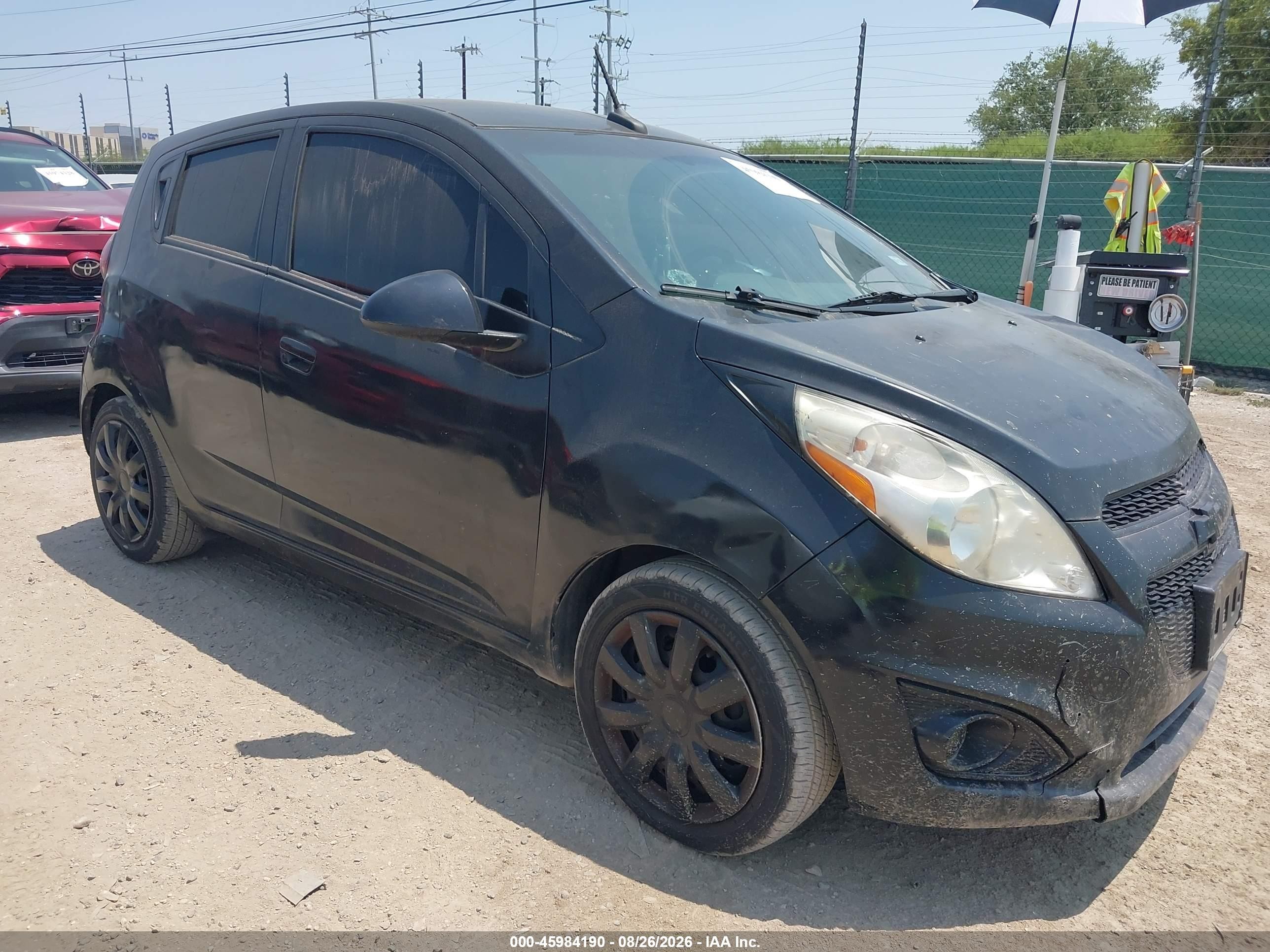 2013 Chevrolet Spark Ls Auto Black vin: KL8CB6S91DC506083