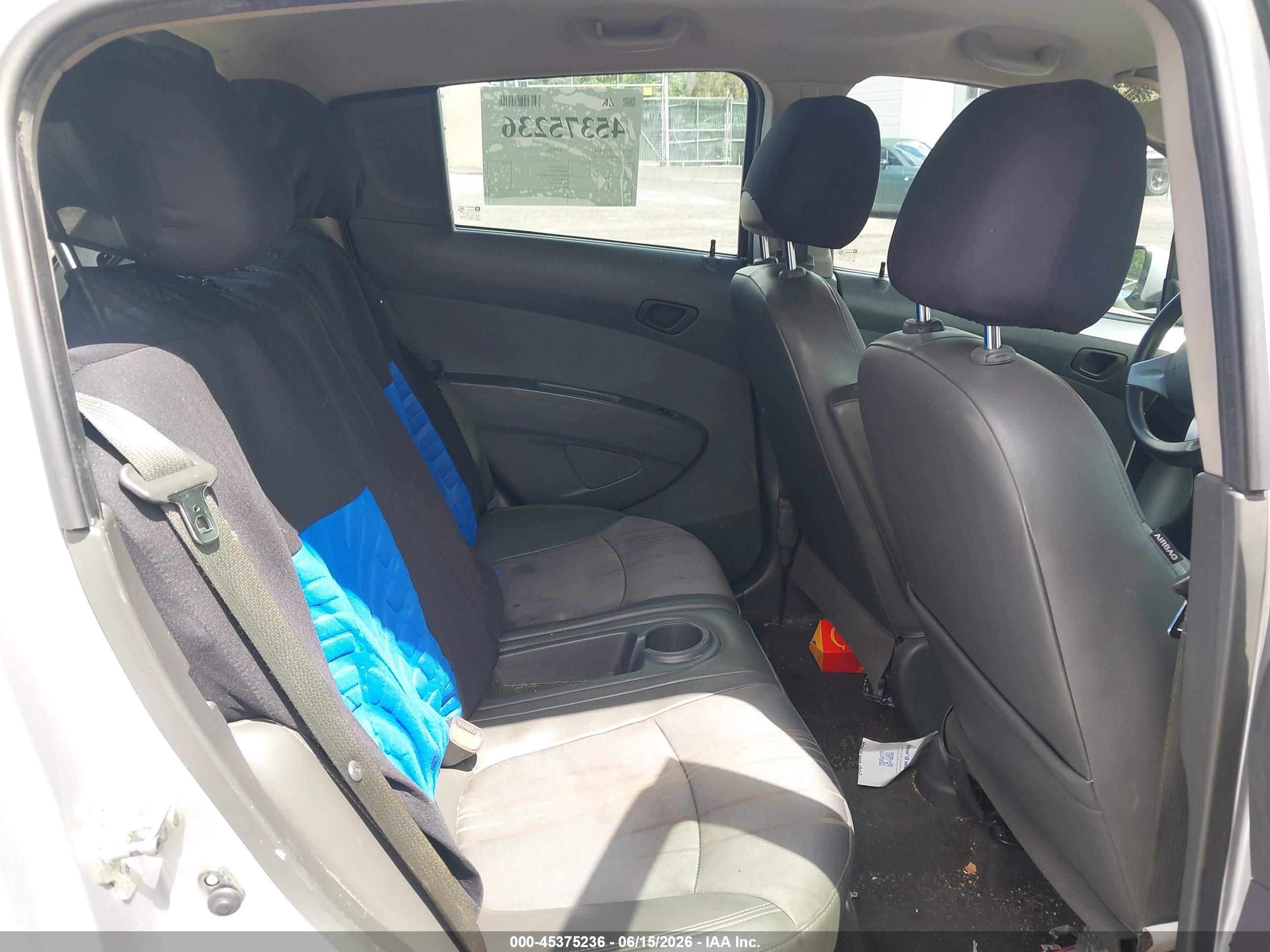 2013 Chevrolet Spark Ls Auto Silver vin: KL8CB6S91DC517651