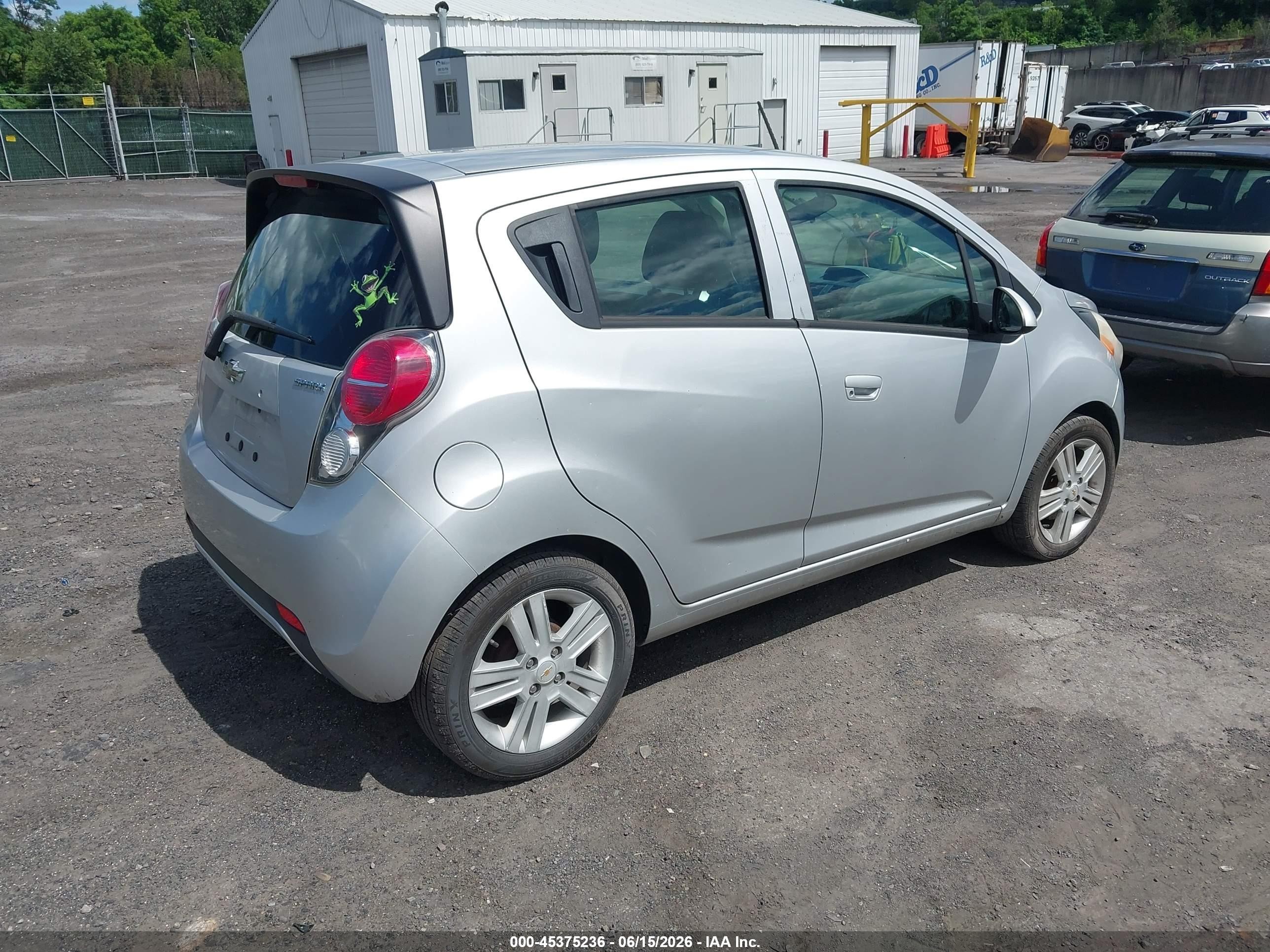 2013 Chevrolet Spark Ls Auto Silver vin: KL8CB6S91DC517651