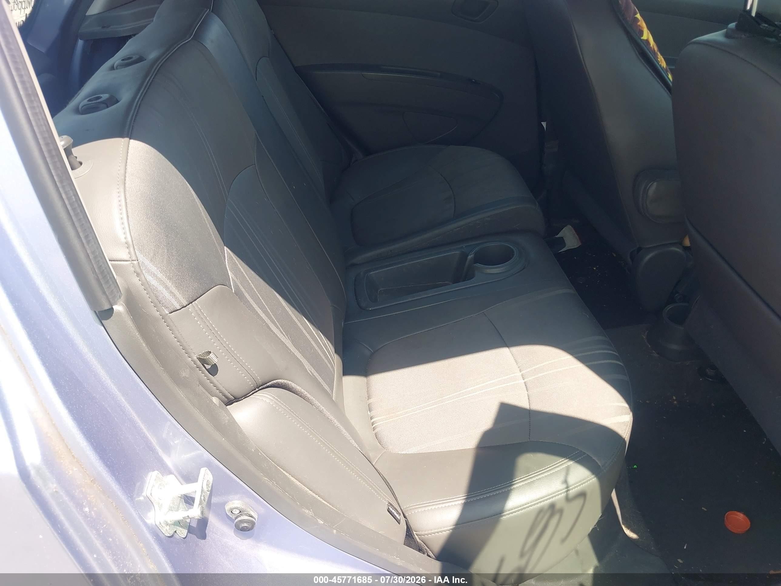 2014 Chevrolet Spark Ls Auto Silver vin: KL8CB6S91EC490145