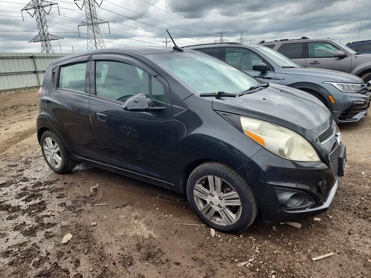 2014 Chevrolet Spark Ls Charcoal vin: KL8CB6S91EC523340