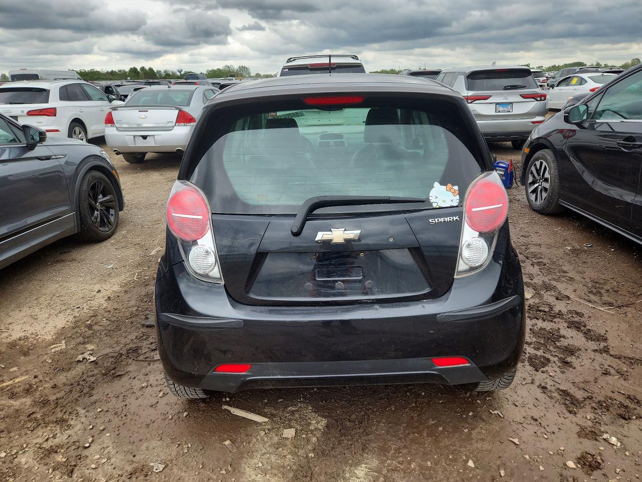 2014 Chevrolet Spark Ls Charcoal vin: KL8CB6S91EC523340