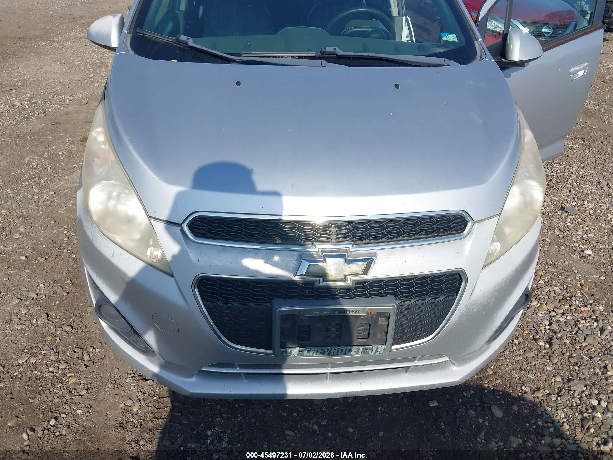 2014 Chevrolet Spark Ls Auto Silver vin: KL8CB6S91EC528599