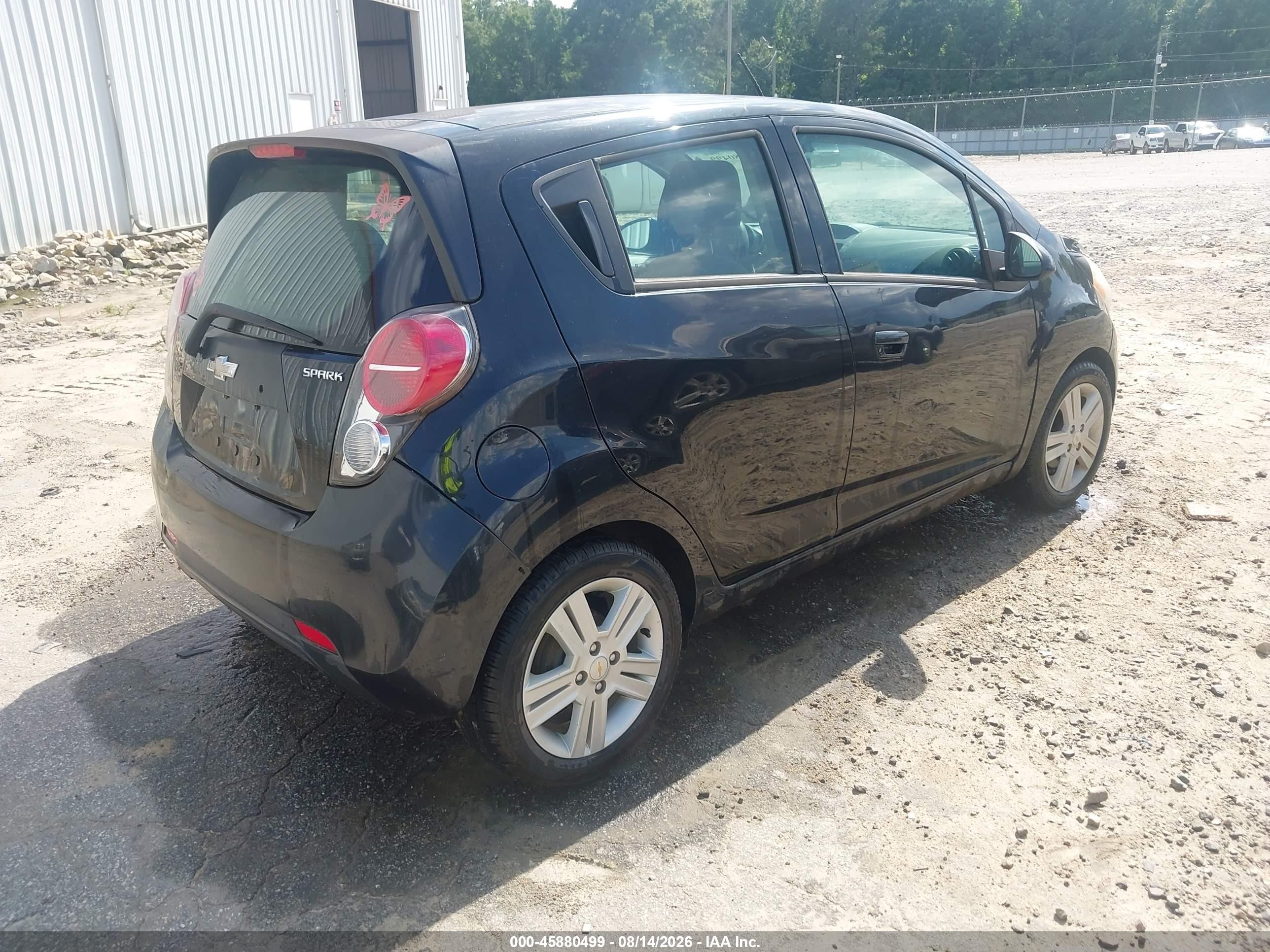 2014 Chevrolet Spark Ls Auto Black vin: KL8CB6S91EC585000