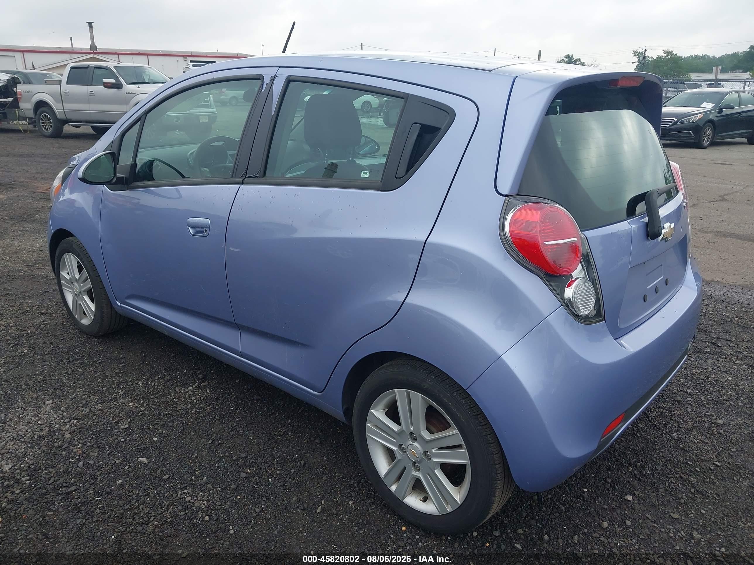 2015 Chevrolet Spark Ls Cvt Blue vin: KL8CB6S91FC737262