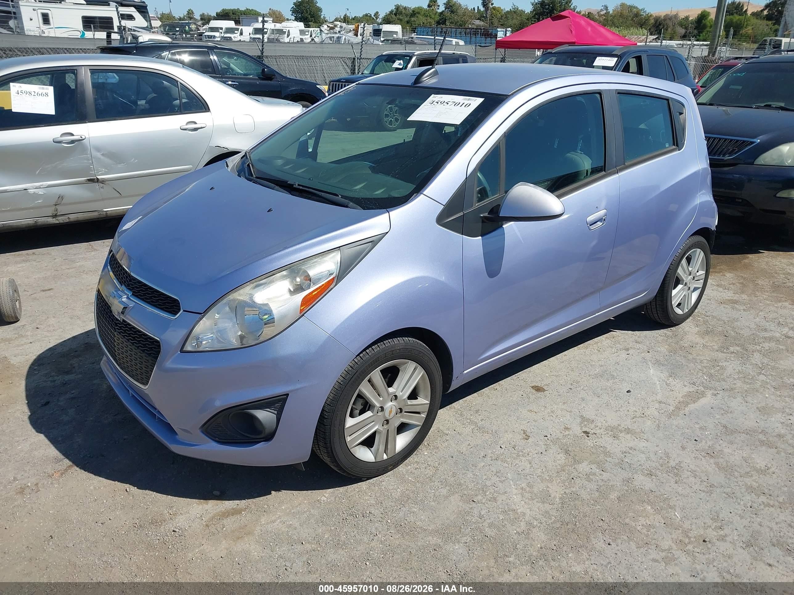 2015 Chevrolet Spark Ls Cvt Purple vin: KL8CB6S91FC744938