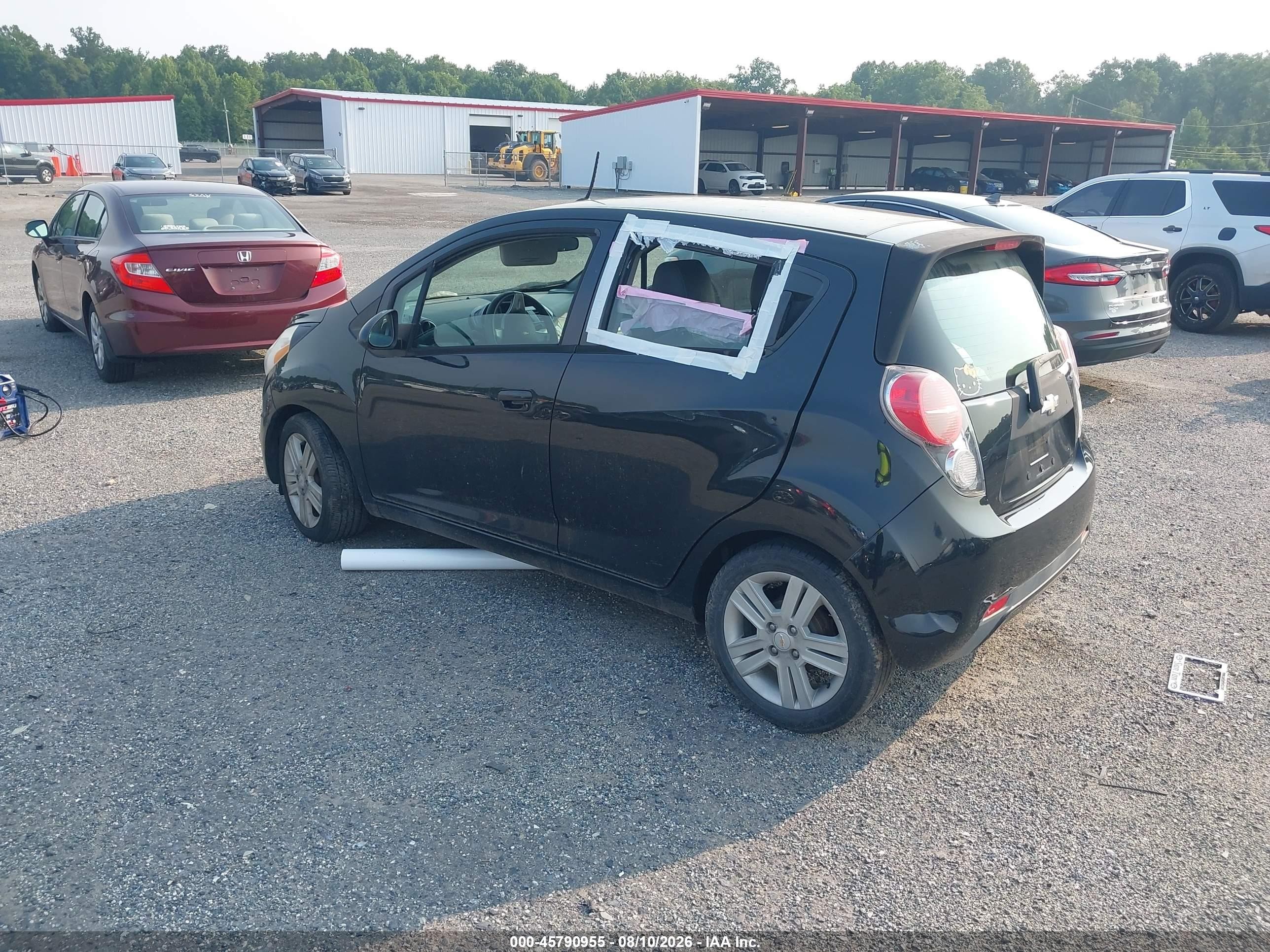 2015 Chevrolet Spark Ls Cvt Black vin: KL8CB6S91FC793878