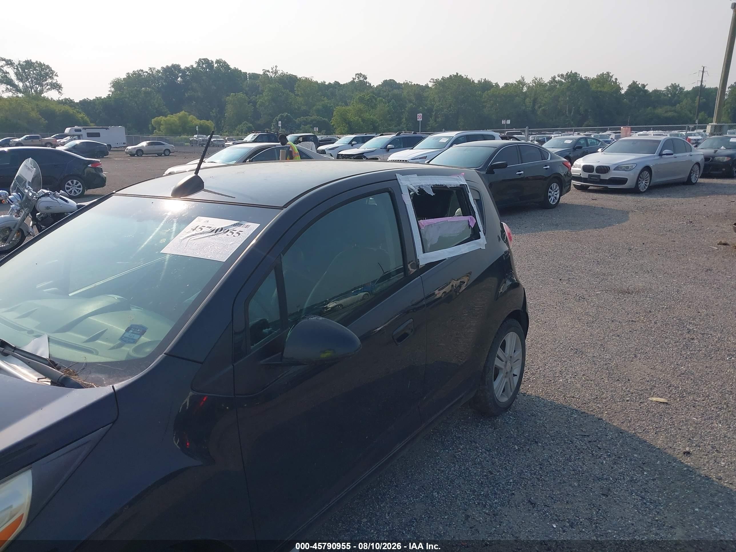 2015 Chevrolet Spark Ls Cvt Black vin: KL8CB6S91FC793878