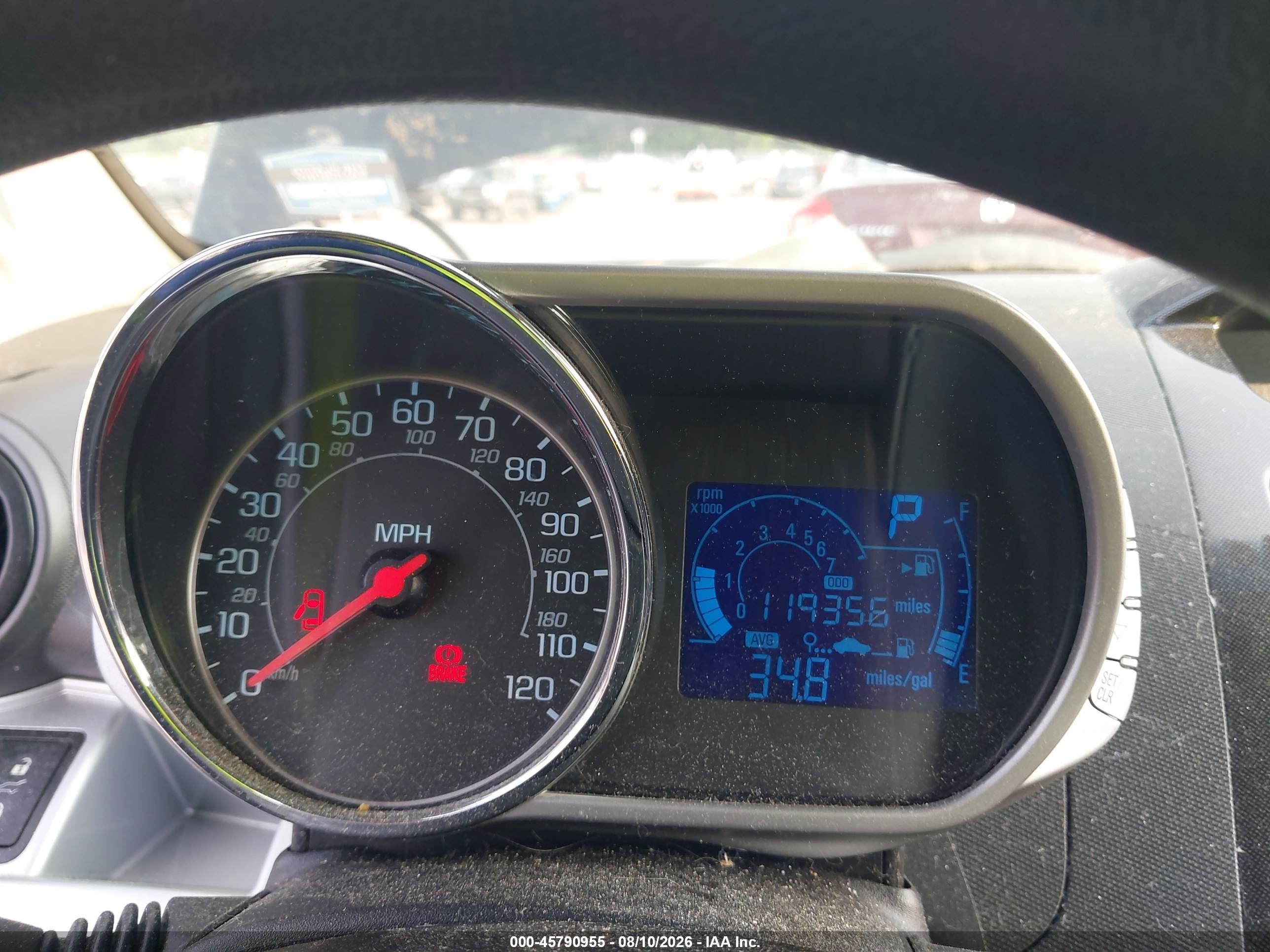 2015 Chevrolet Spark Ls Cvt Black vin: KL8CB6S91FC793878