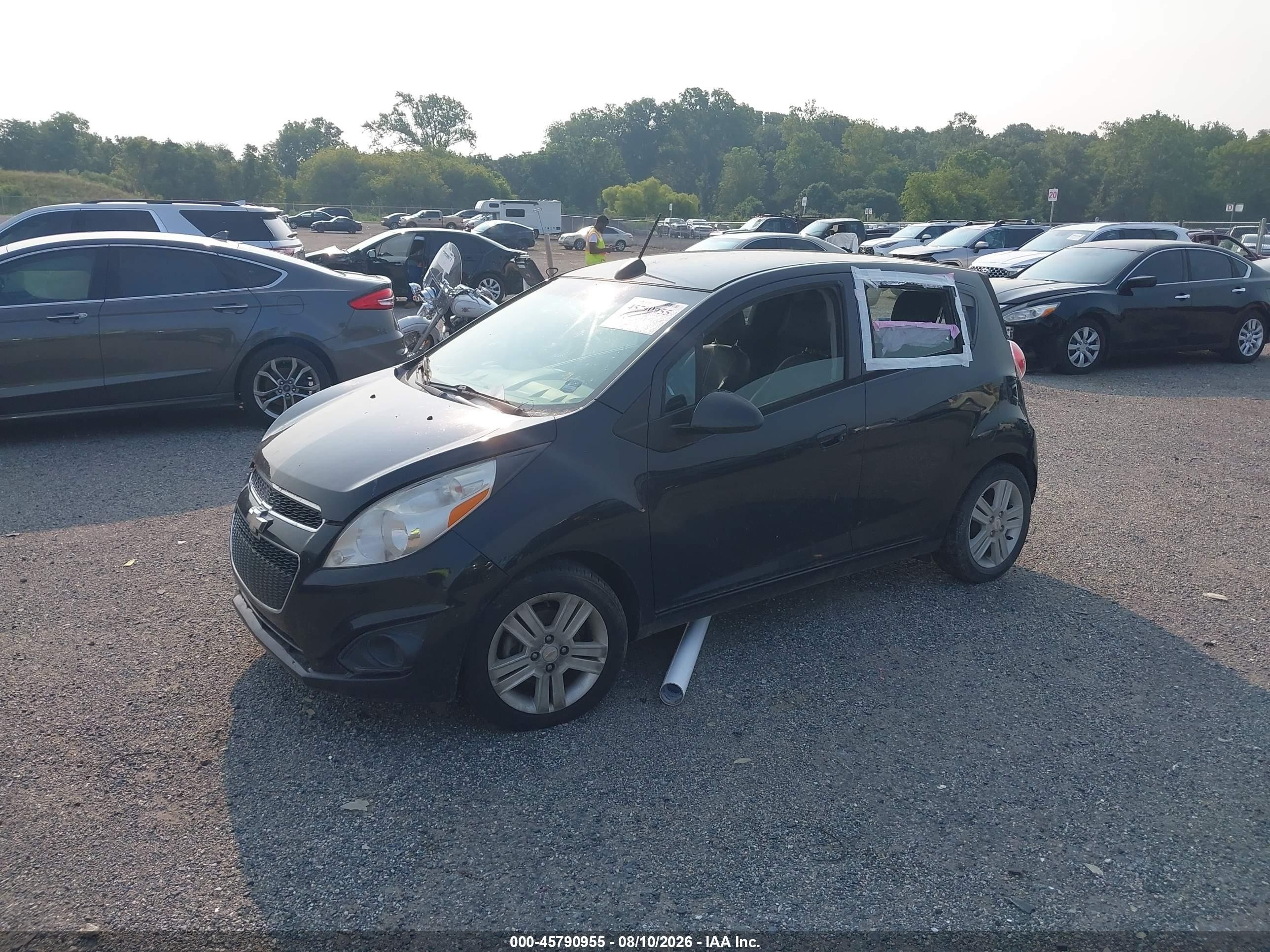 2015 Chevrolet Spark Ls Cvt Black vin: KL8CB6S91FC793878