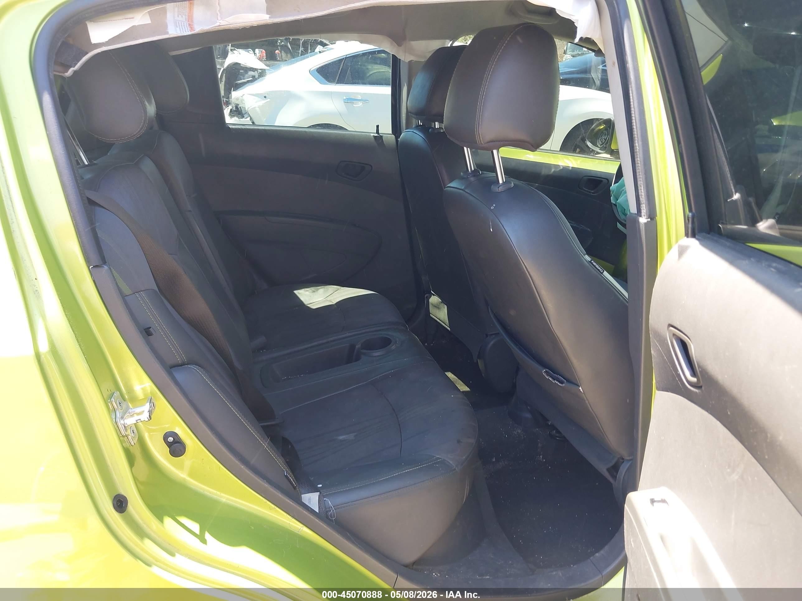2013 Chevrolet Spark Ls Auto Green vin: KL8CB6S92DC502091