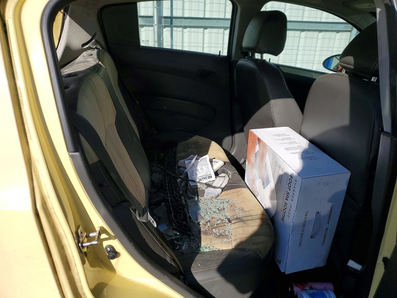 2013 Chevrolet Spark Ls Yellow vin: KL8CB6S92DC554143