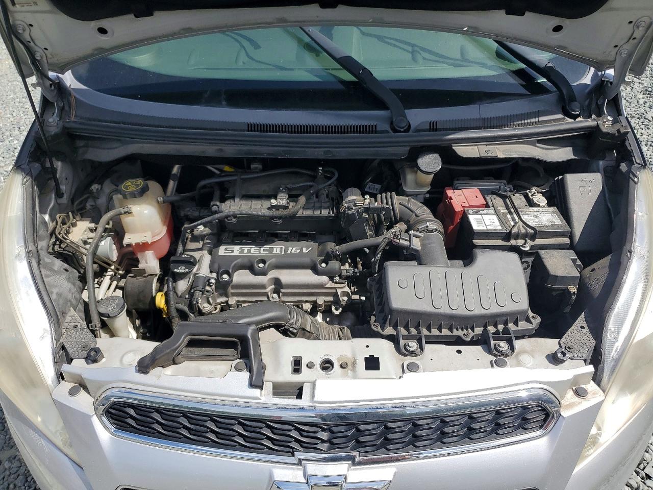 2013 Chevrolet Spark Ls Silver vin: KL8CB6S92DC605320