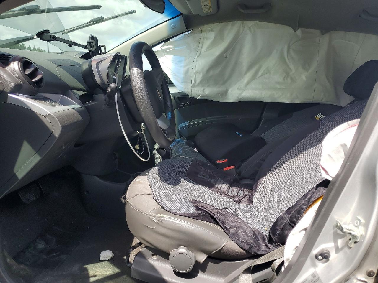 2013 Chevrolet Spark Ls Silver vin: KL8CB6S92DC605320