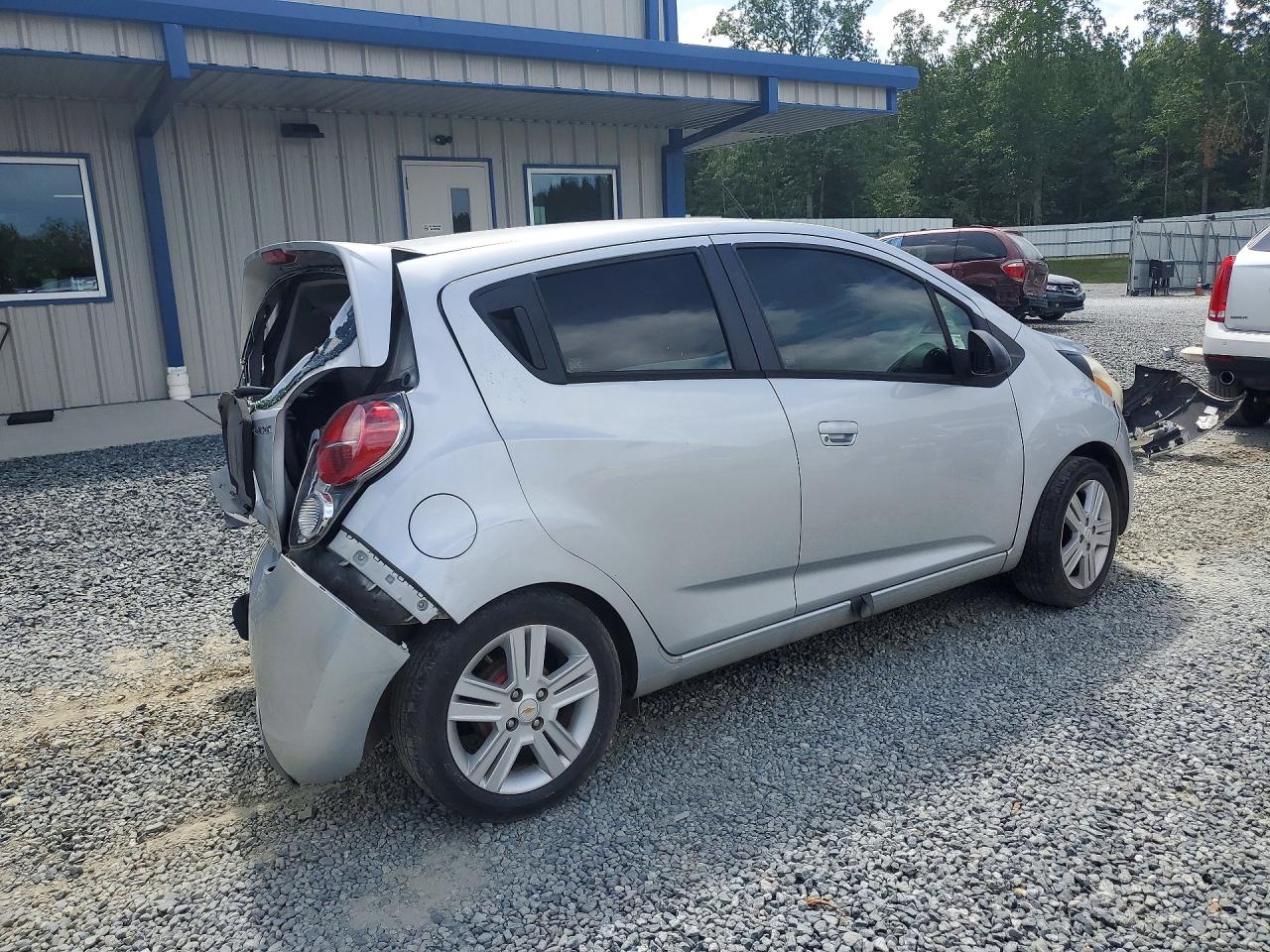 2013 Chevrolet Spark Ls Silver vin: KL8CB6S92DC605320