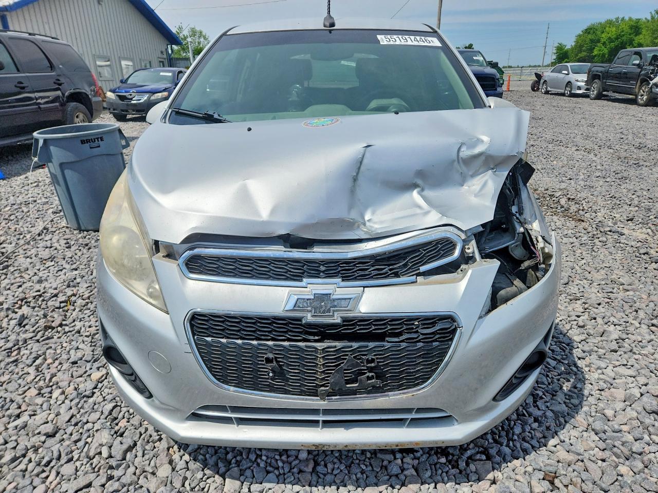 2013 Chevrolet Spark Ls Silver vin: KL8CB6S92DC617113