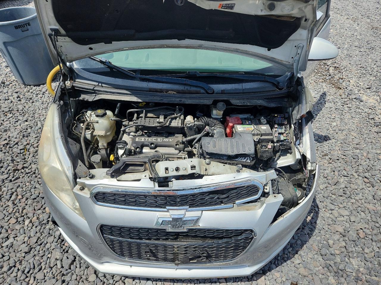 2013 Chevrolet Spark Ls Silver vin: KL8CB6S92DC617113