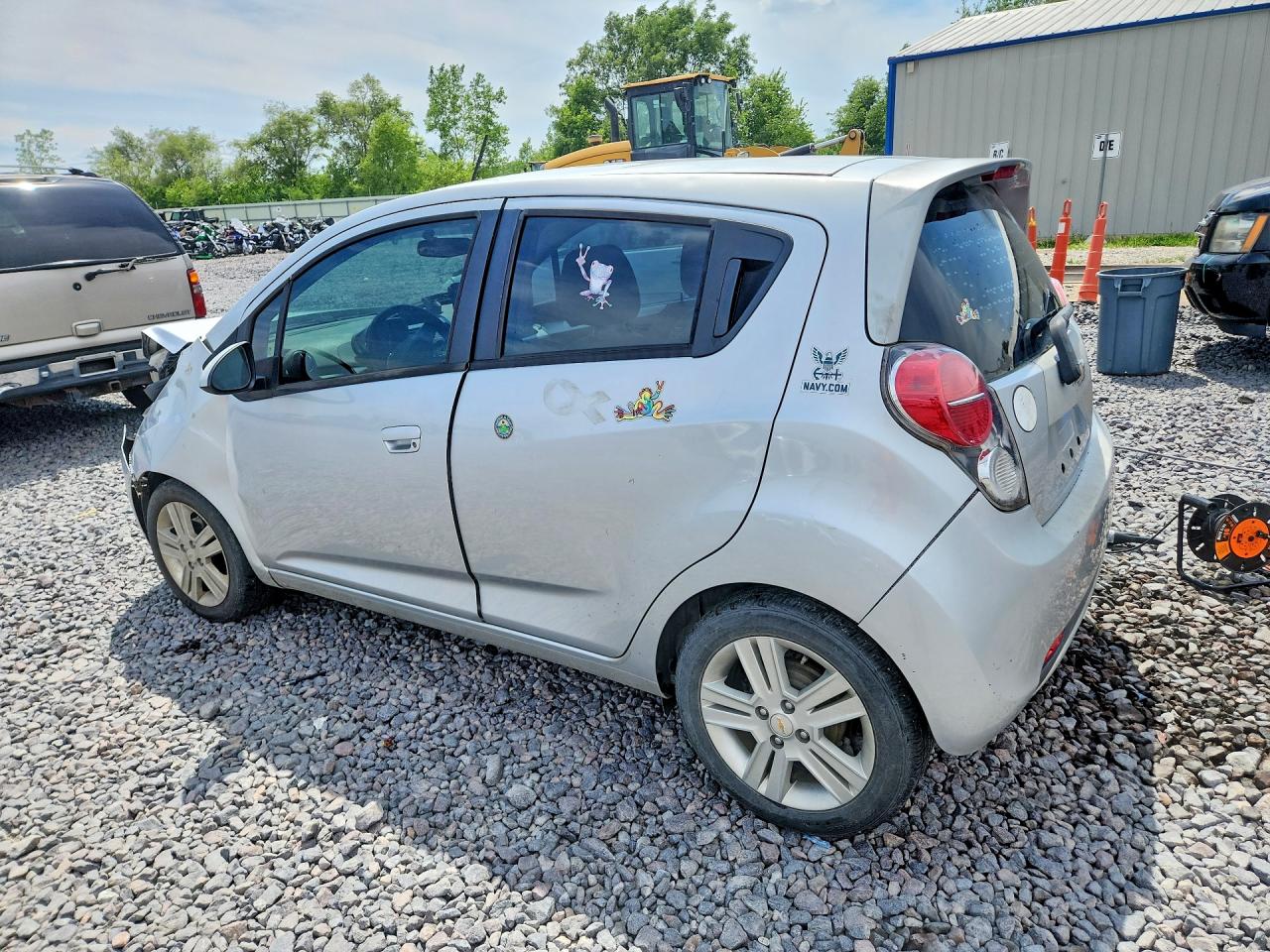 2013 Chevrolet Spark Ls Silver vin: KL8CB6S92DC617113