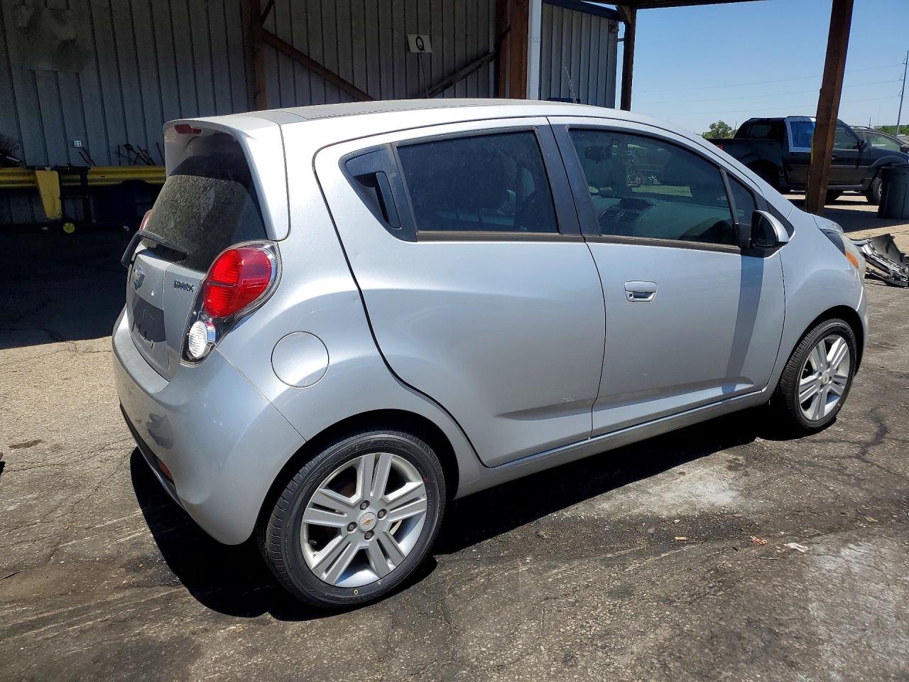2014 Chevrolet Spark Ls Silver vin: KL8CB6S92EC459826