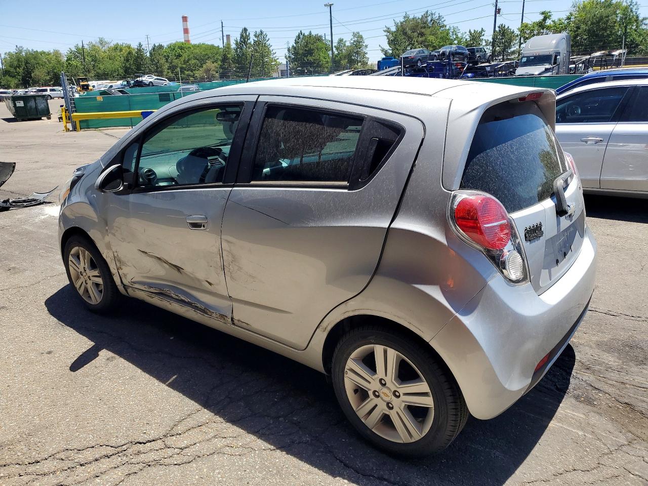 2014 Chevrolet Spark Ls Silver vin: KL8CB6S92EC459826
