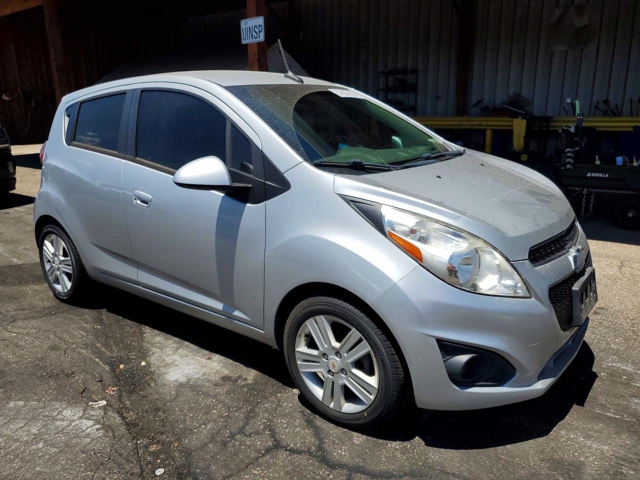 2014 Chevrolet Spark Ls Silver vin: KL8CB6S92EC459826