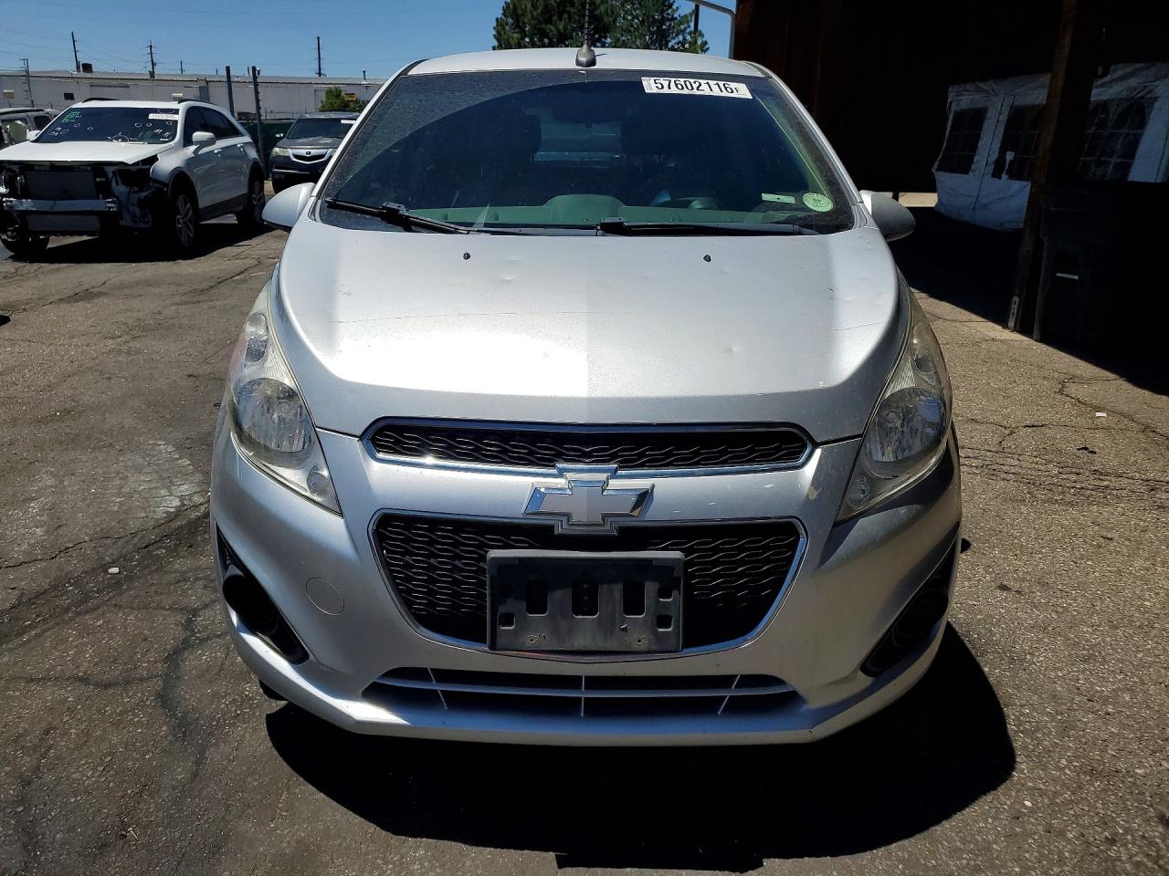 2014 Chevrolet Spark Ls Silver vin: KL8CB6S92EC459826