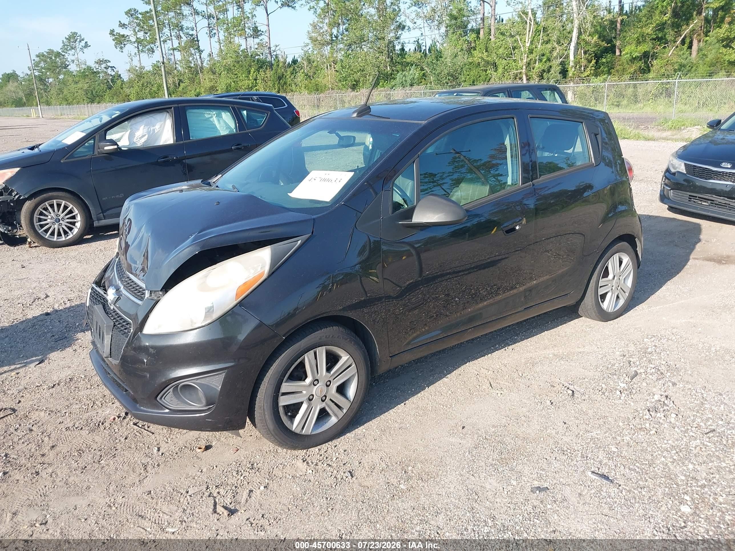 2014 Chevrolet Spark Ls Auto Черный vin: KL8CB6S92EC493197
