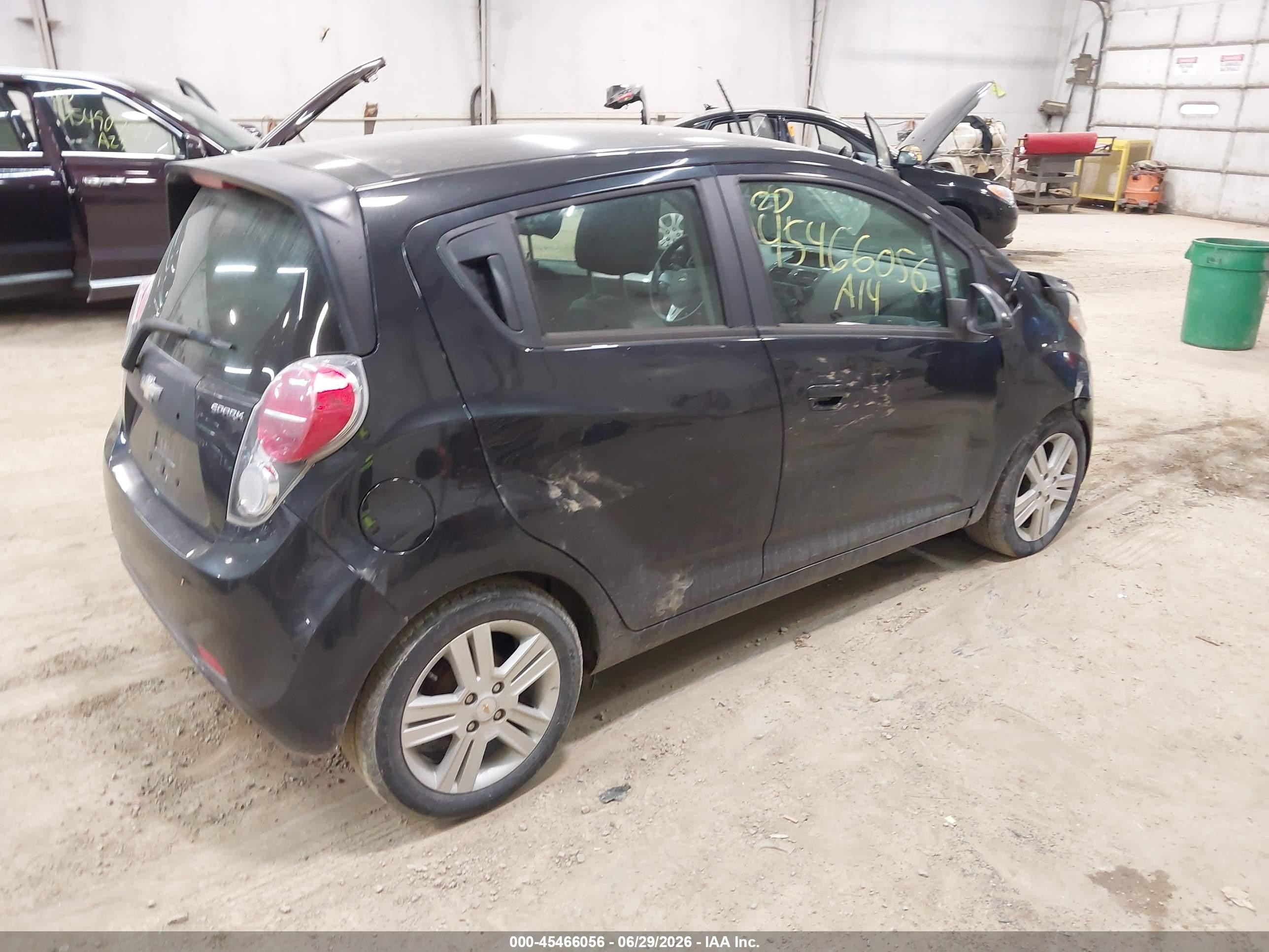 2014 Chevrolet Spark Ls Auto Черный vin: KL8CB6S92EC502996