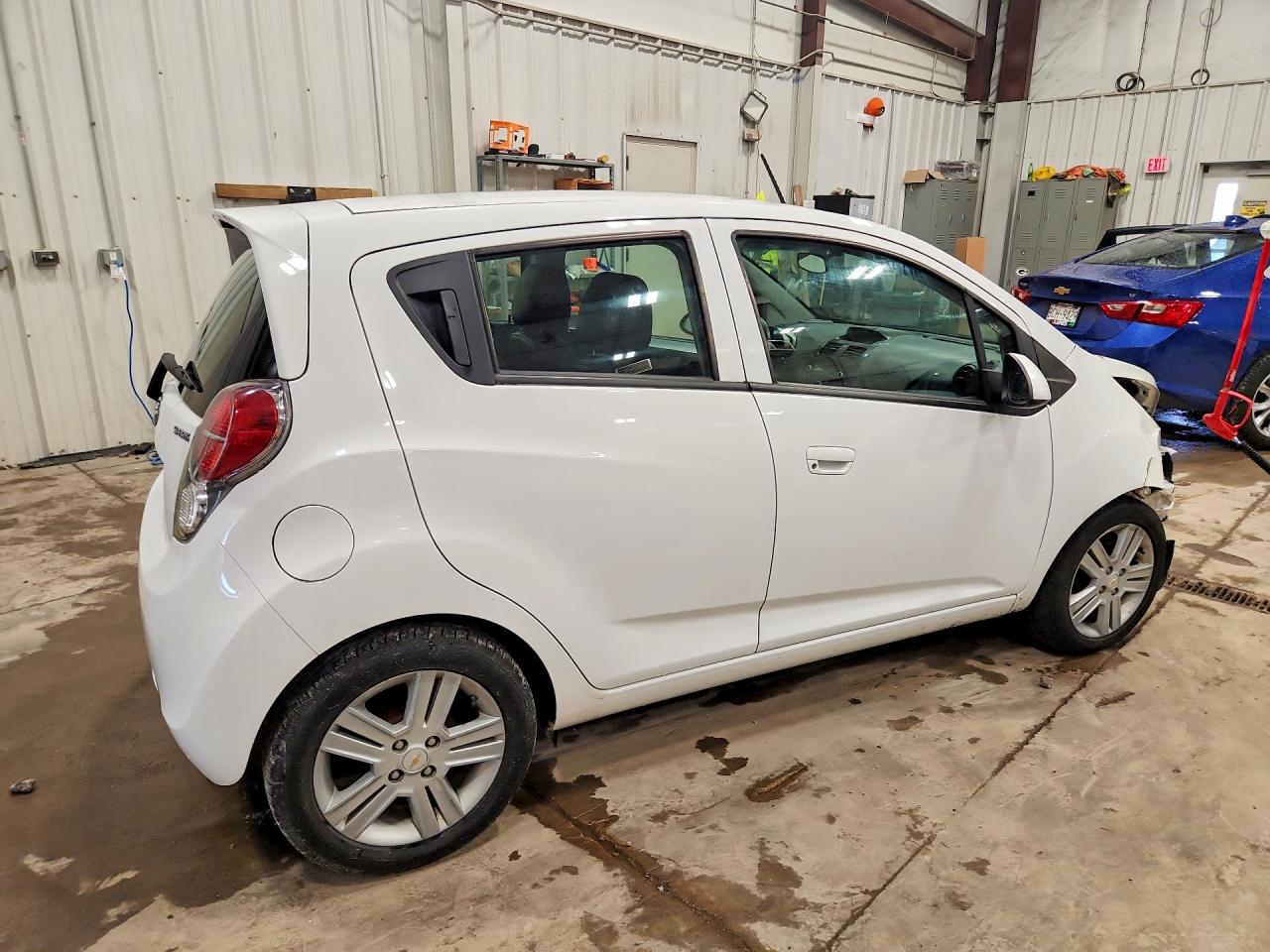 2014 Chevrolet Spark Ls White vin: KL8CB6S92EC511407