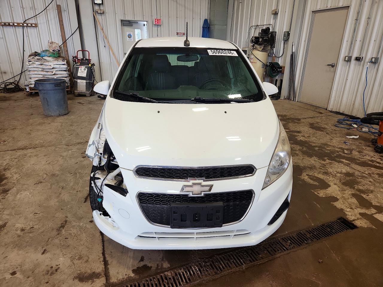 2014 Chevrolet Spark Ls White vin: KL8CB6S92EC511407