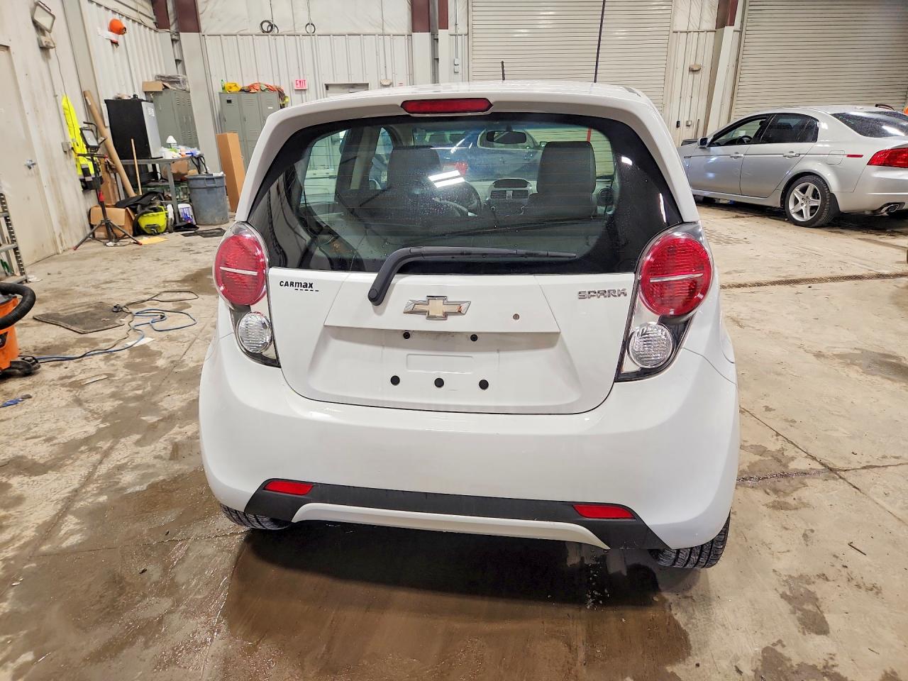 2014 Chevrolet Spark Ls White vin: KL8CB6S92EC511407