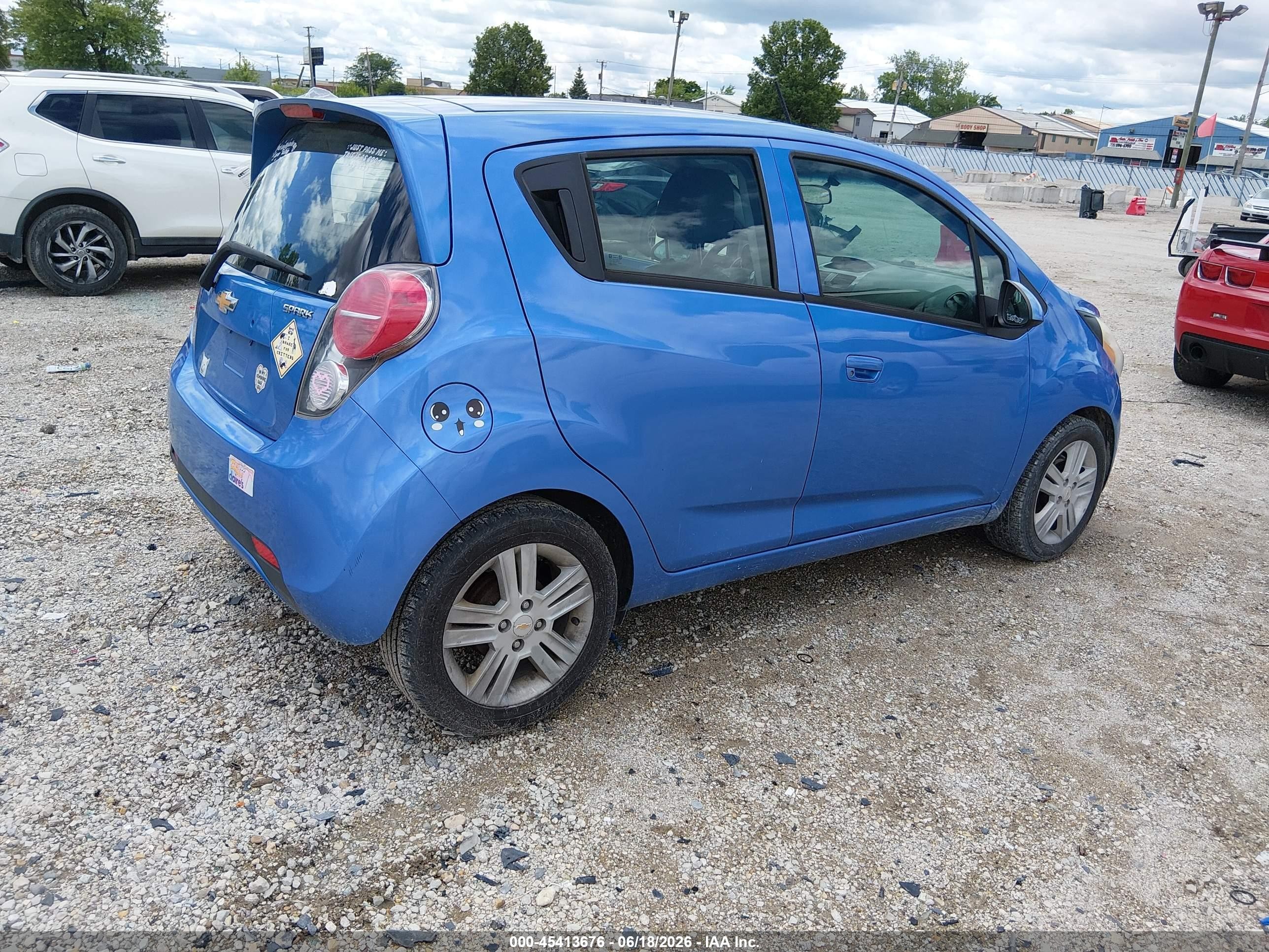 2014 Chevrolet Spark Ls Auto Синий vin: KL8CB6S92EC525761