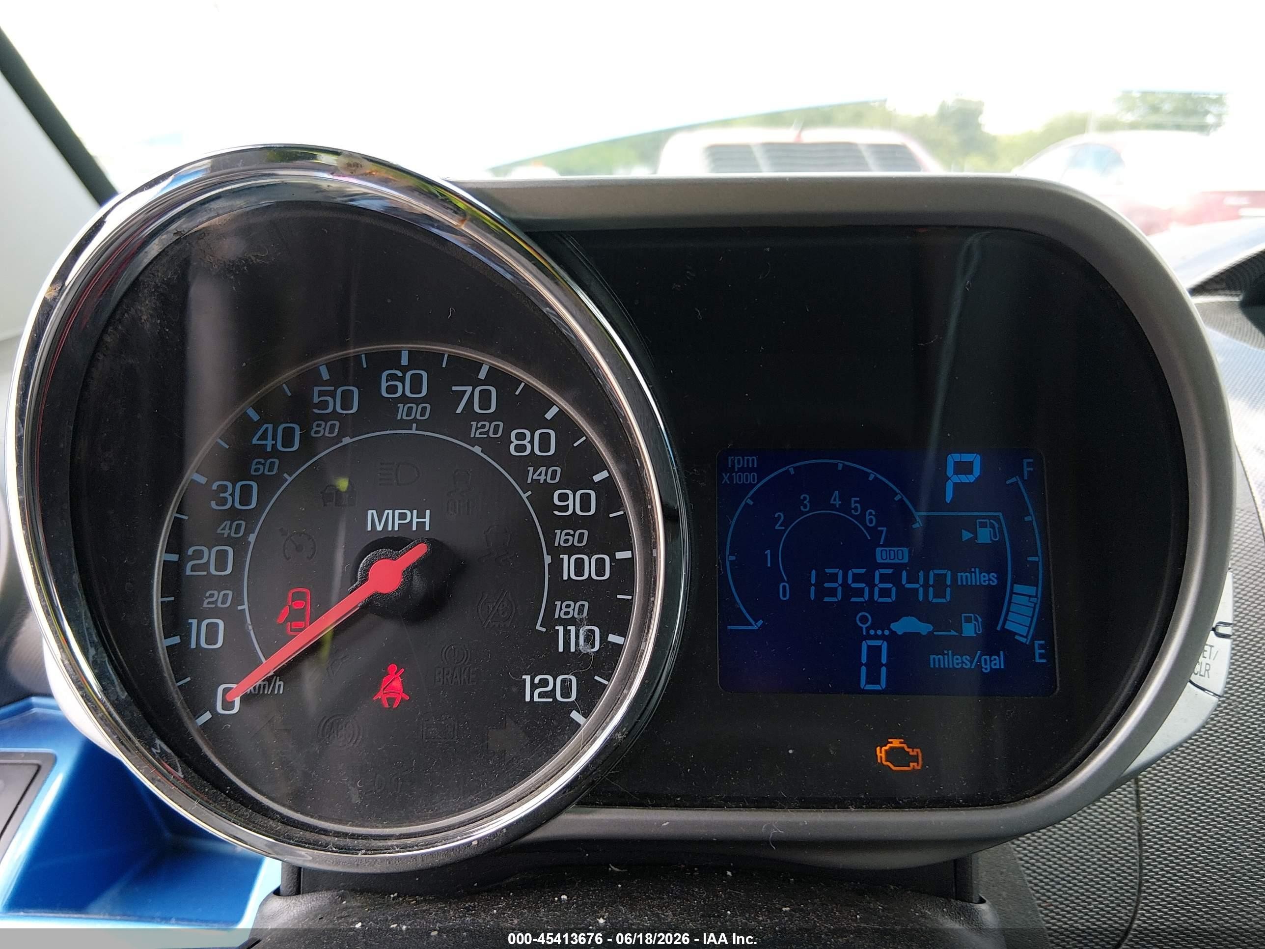 2014 Chevrolet Spark Ls Auto Синий vin: KL8CB6S92EC525761